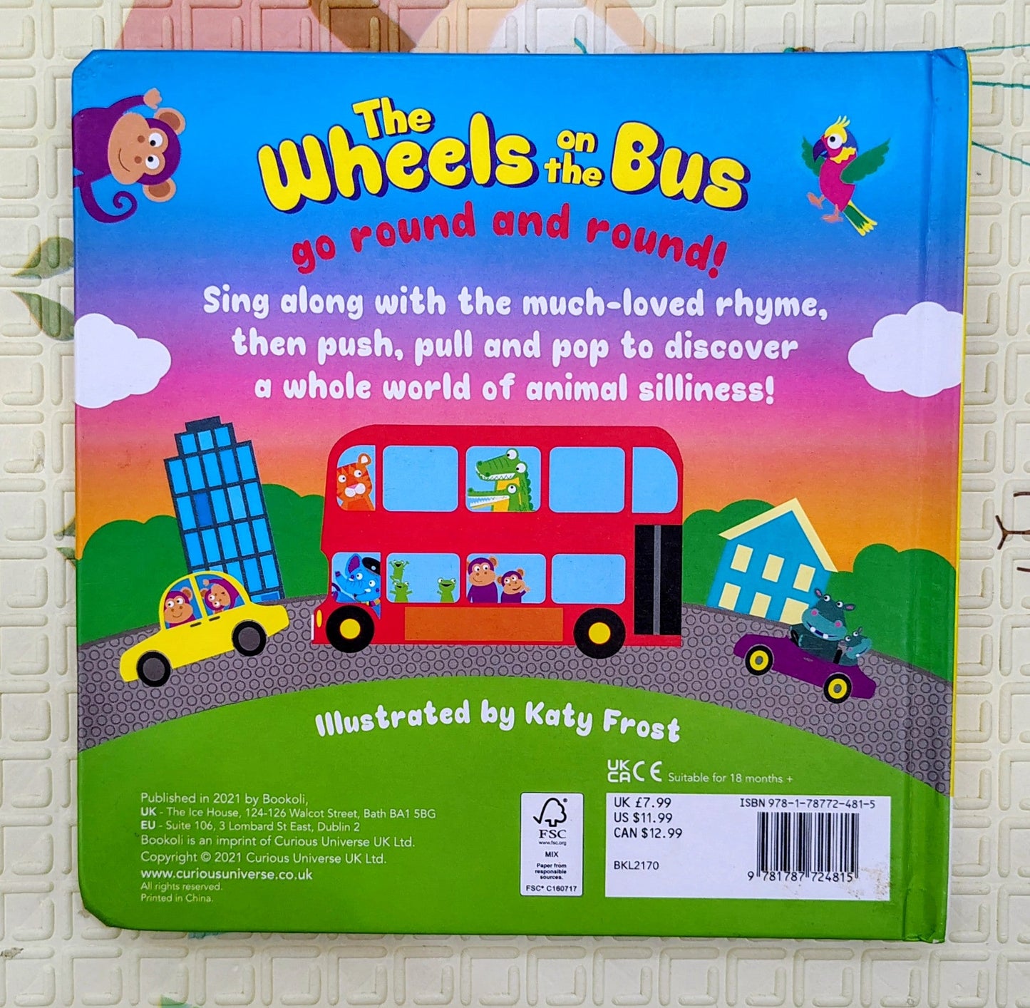 The Wheels on the Bus | Push and Slide Book