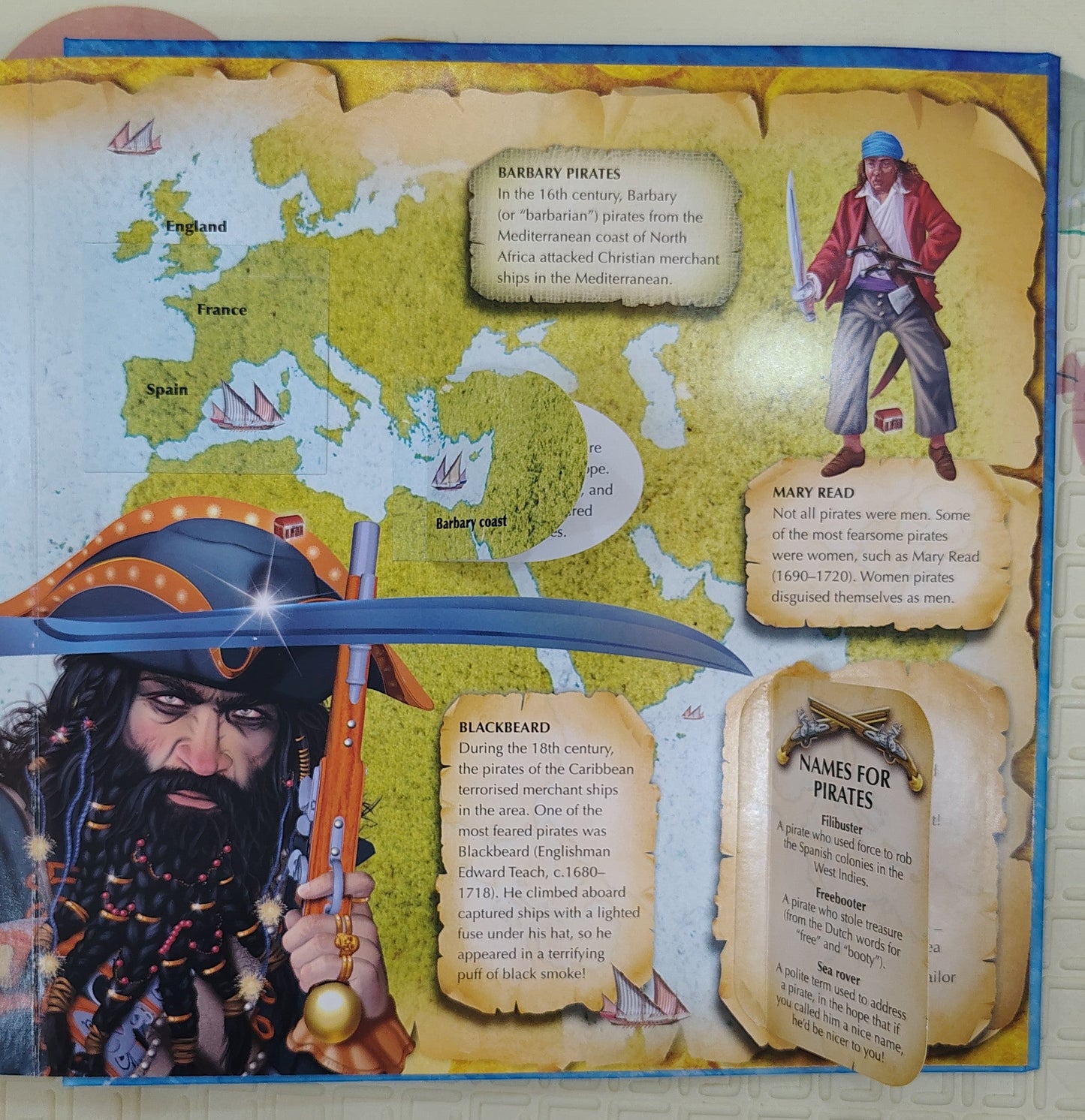Pirates | Lift the Flap Facts Book with Magnifying Glass