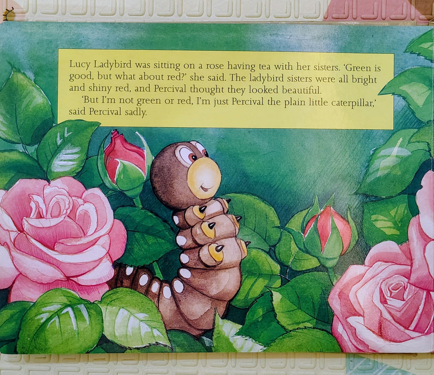 Percival the Plain Little Caterpillar by Helen Brawley | Touch and feel