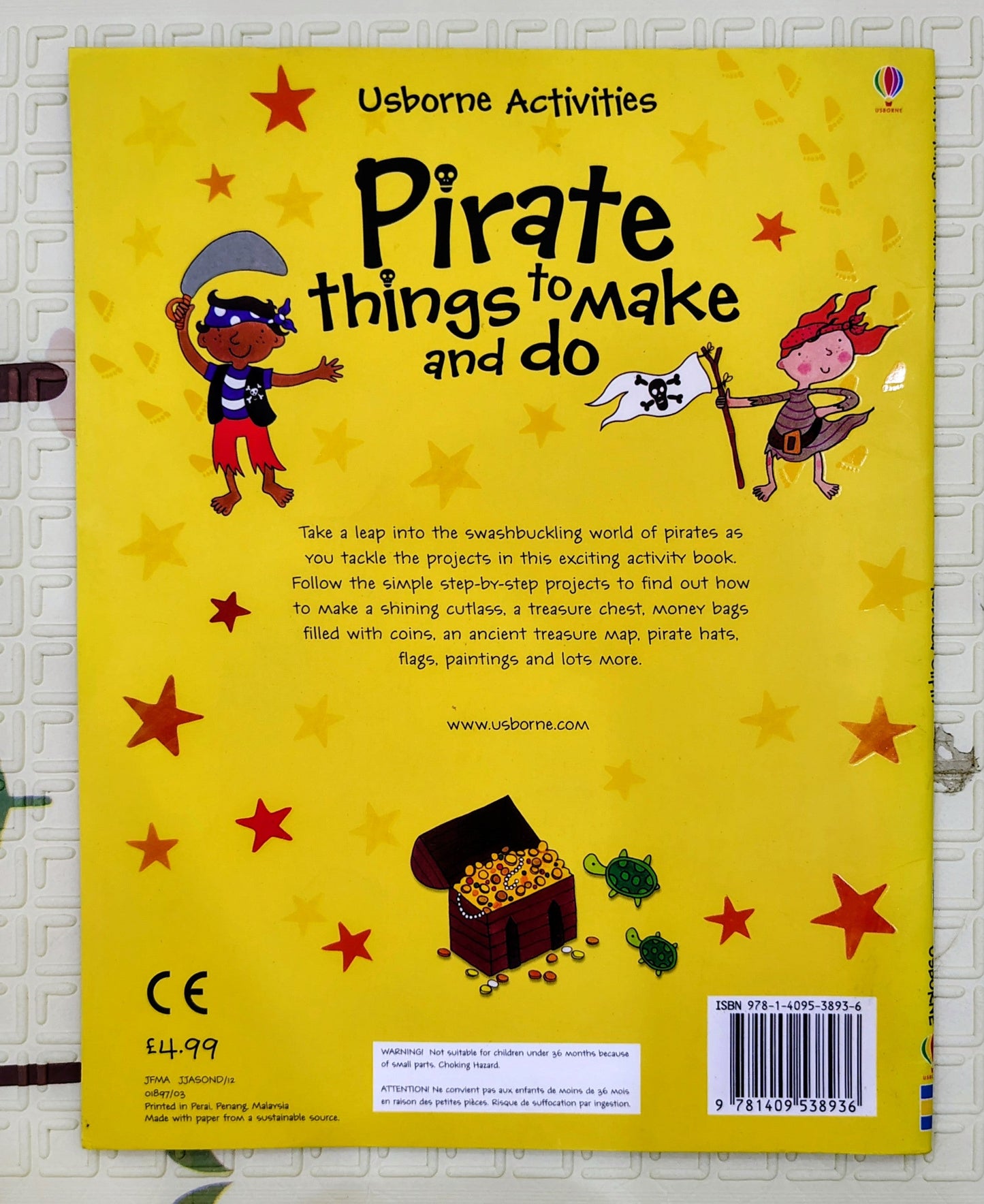 Pirate things to make and do by Usborne