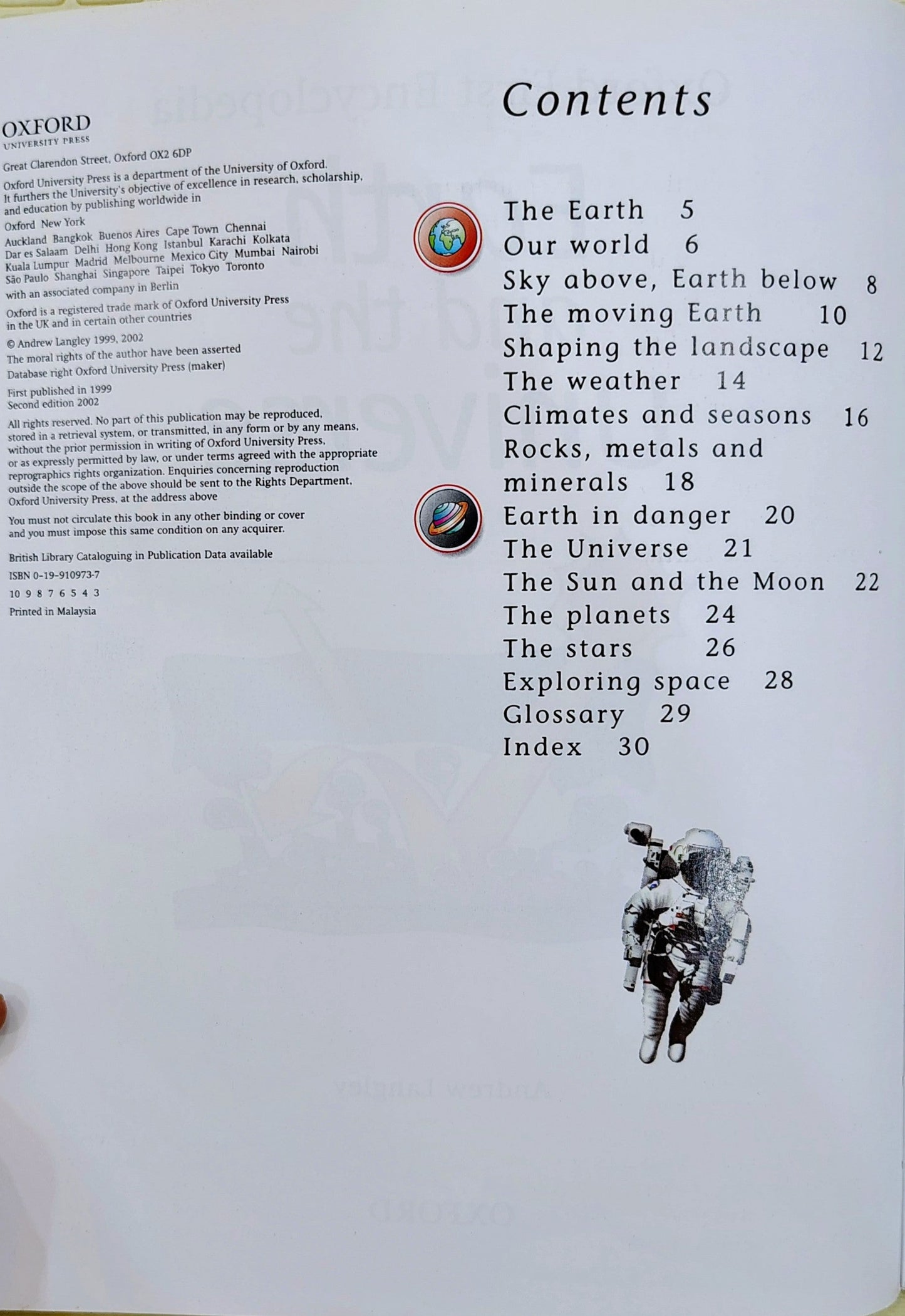 Earth and the Universe (Oxford First Encyclopedia) | Oxford