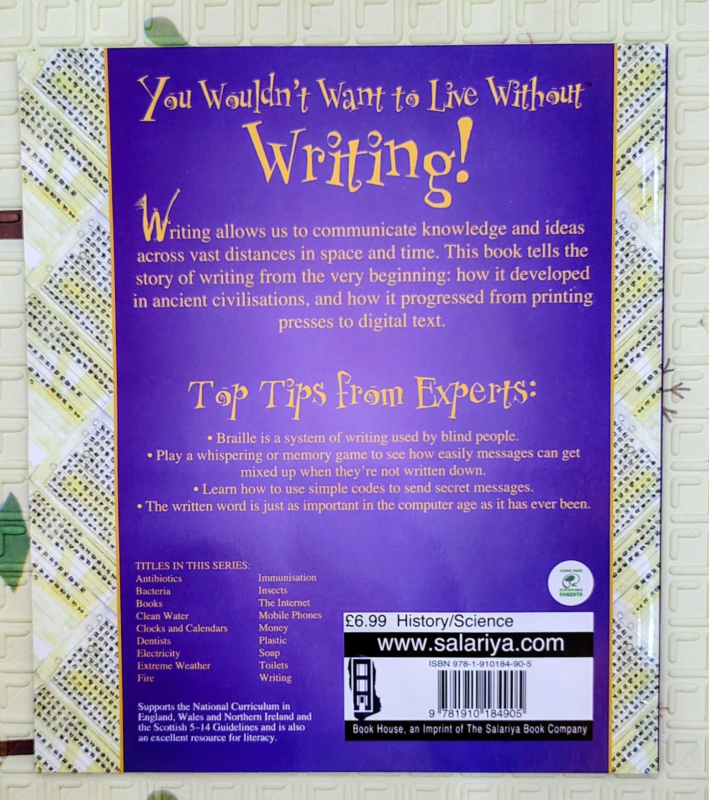 You Wouldn't Want to Live Without Writing! by Roger Canavan