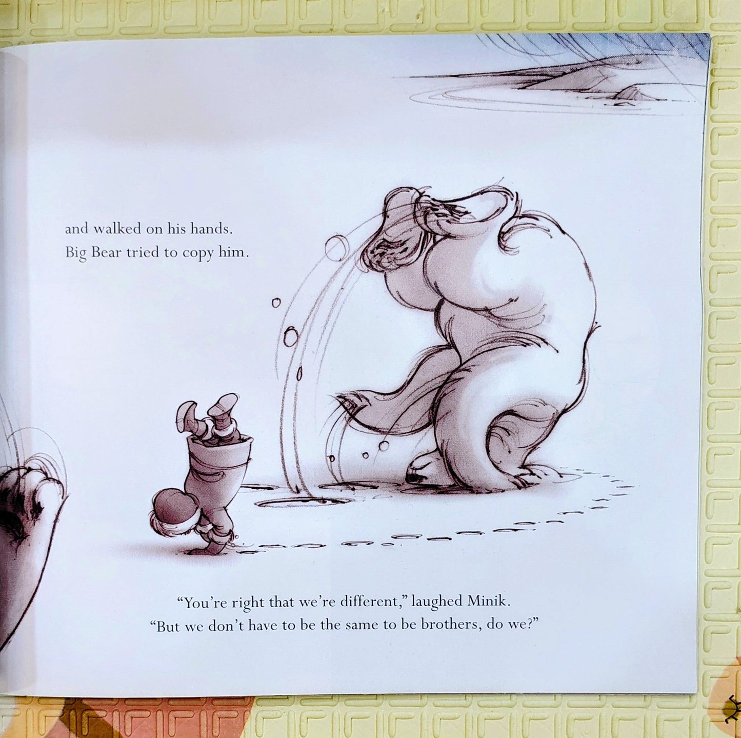 Big Bear Little Brother by Carl Norac | Illustrated by Kristin Oftedal