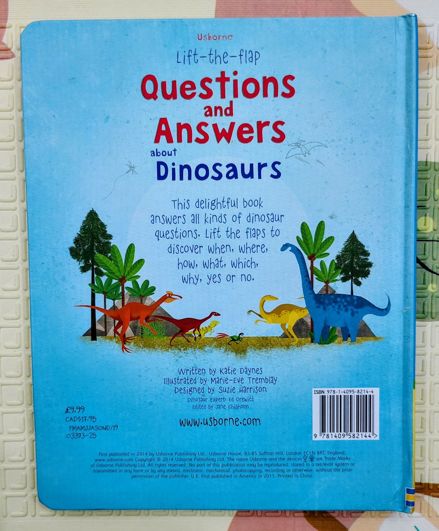 Lift-the-flap Questions and Answers about Dinosaurs by Usborne