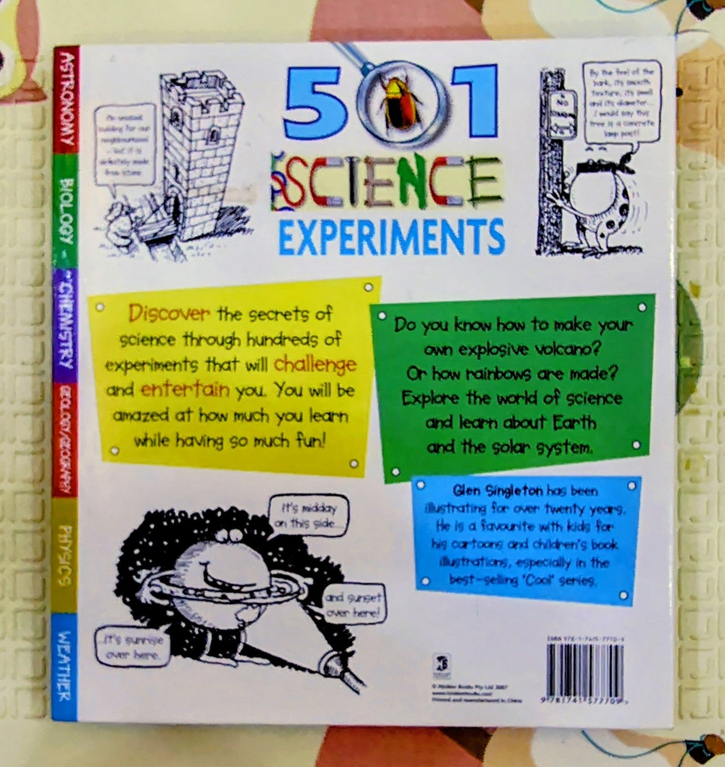 501 Science Experiments Illustrated by Glen Singleton | Activity Books