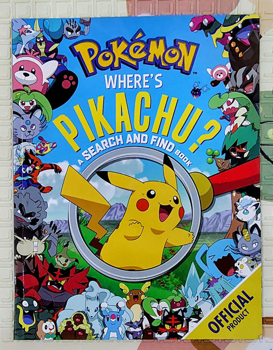 Pokémon: Where's Pikachu? | Official Product| Search and Find