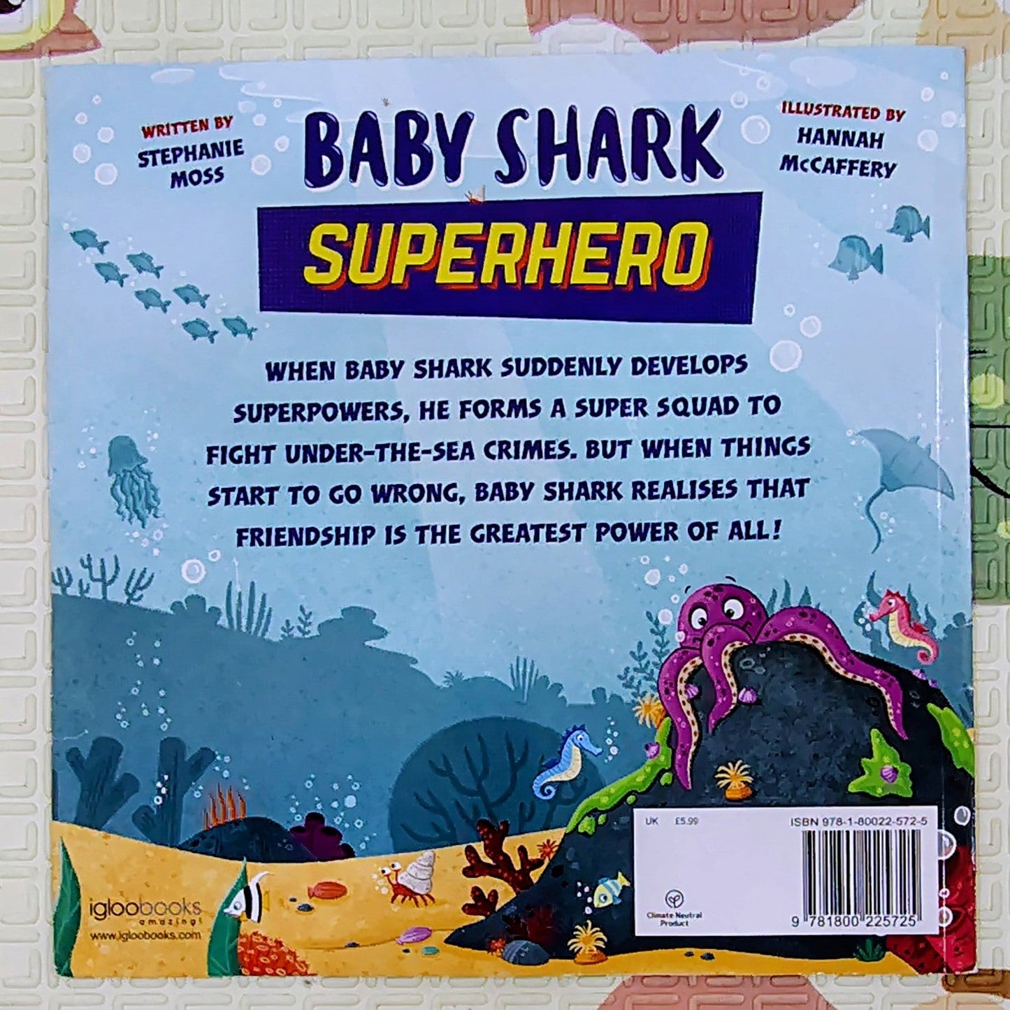 Baby Shark: Superhero by Stephanie Moss and Hannah McCaffery