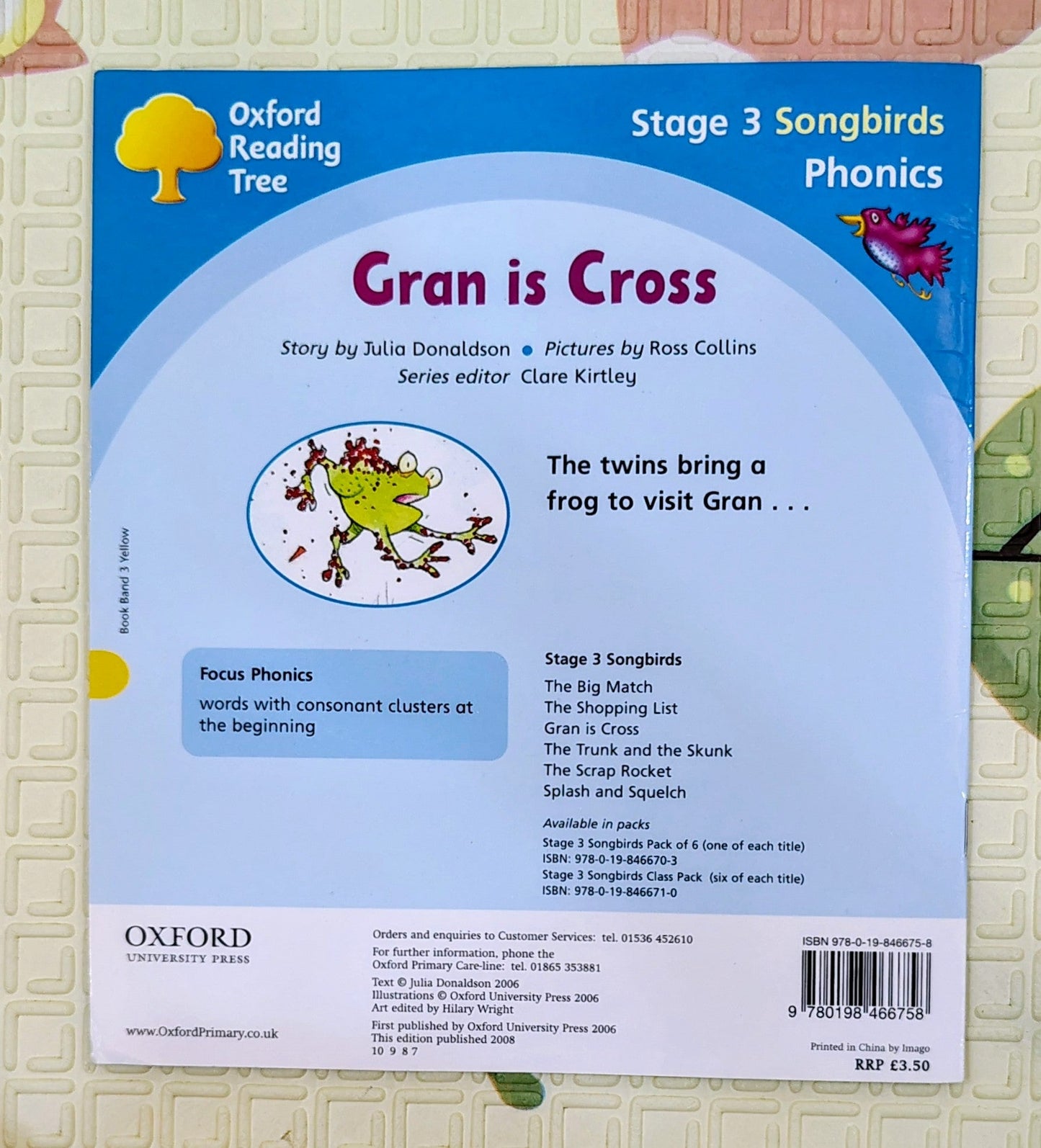 Songbirds: Gran is Cross by Julia Donaldson | Oxford | Phonics