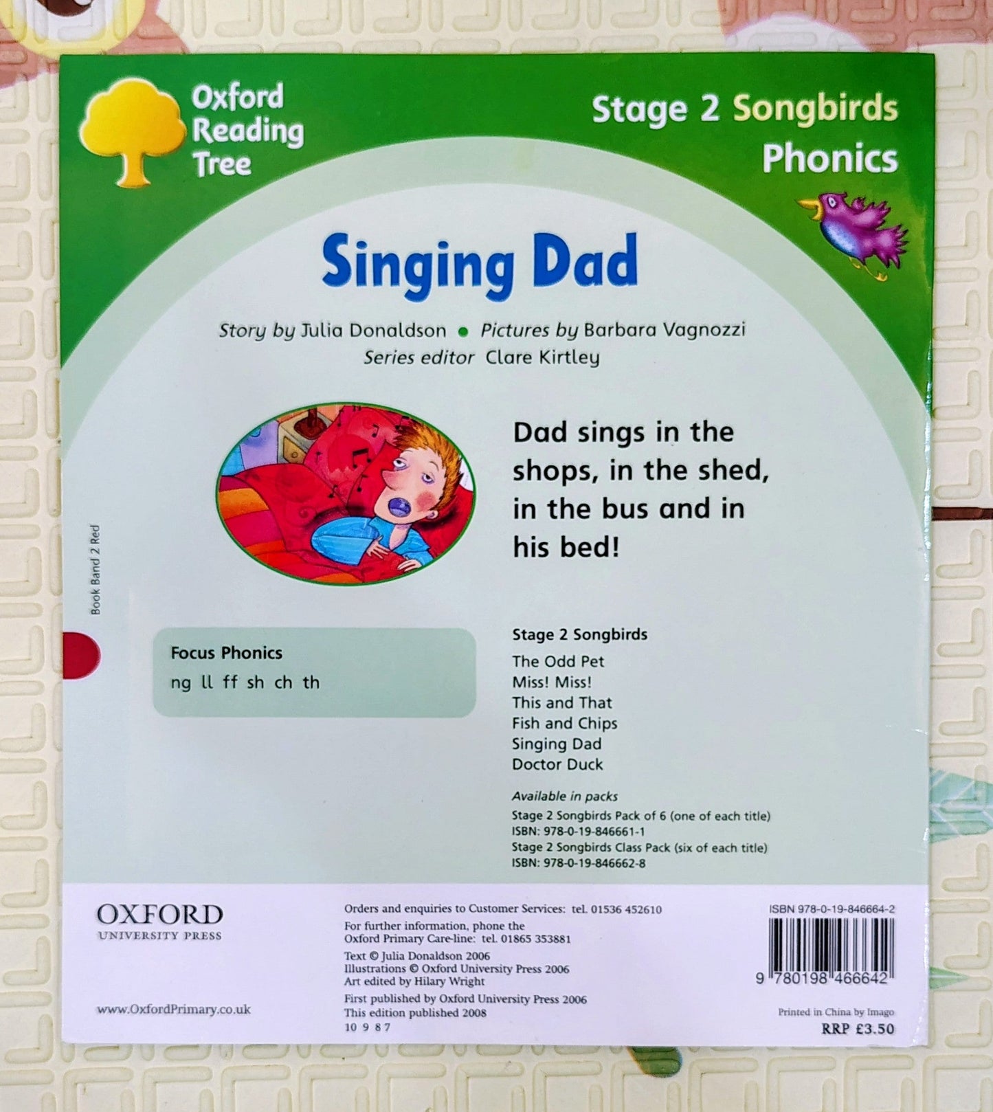 Singing Dad by Julia Donaldson | Oxford Reading Tree | Phonics