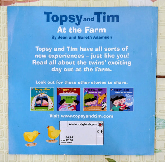 Topsy and Tim At the Farm by Jean and Gareth Adamson | Ladybird