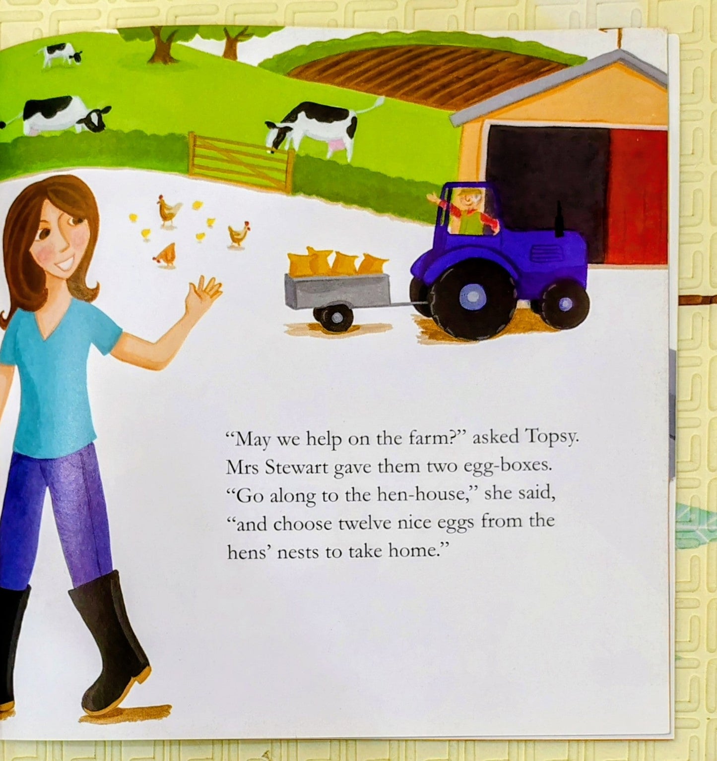 Topsy and Tim At the Farm by Jean and Gareth Adamson | Ladybird