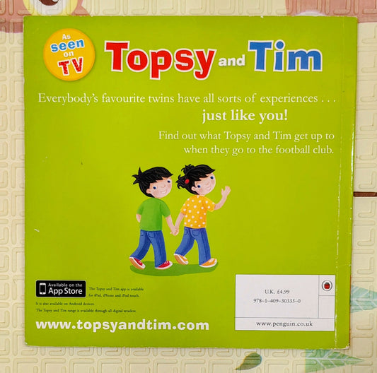 Topsy and Tim Play Football by Jean and Gareth Adamson | Ladybird