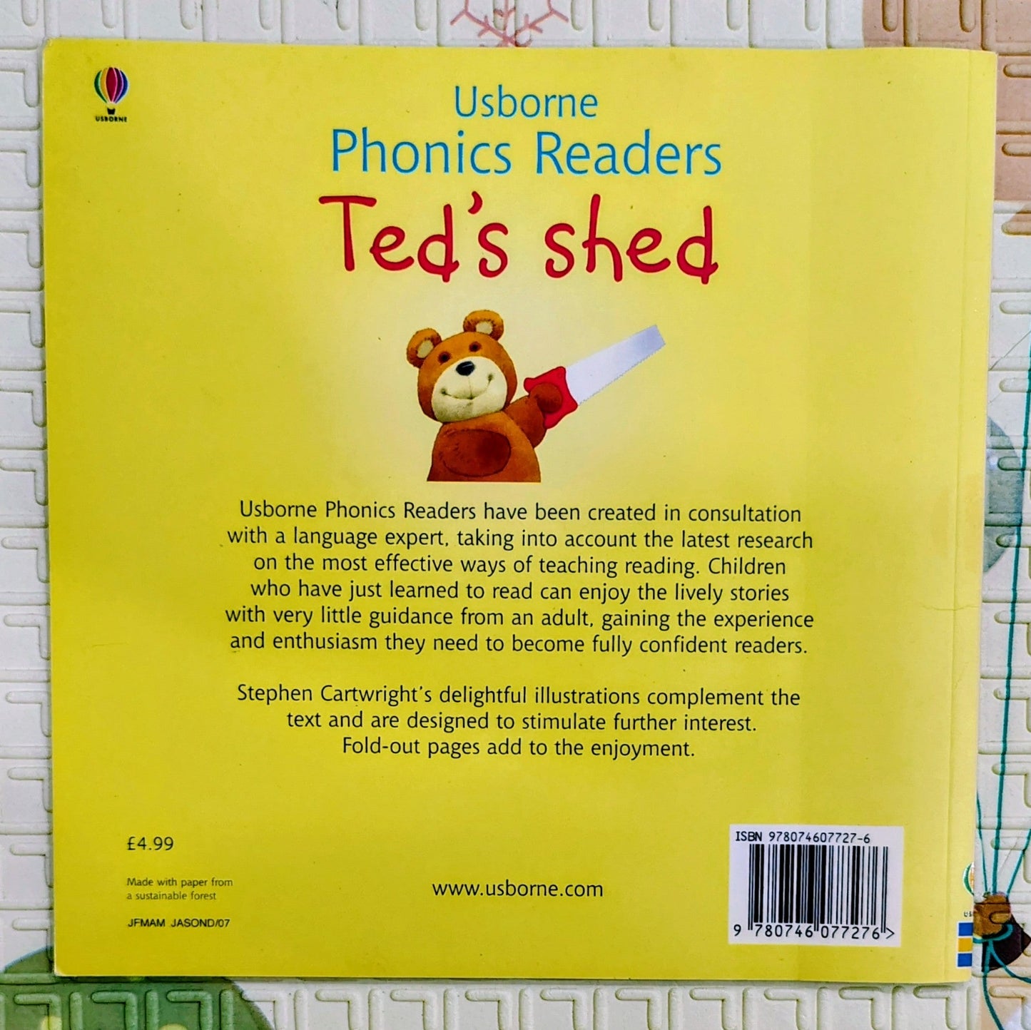 Usborne Phonics Readers: Ted's Shed by Phil Roxbee Cox & Stephen Cartwright