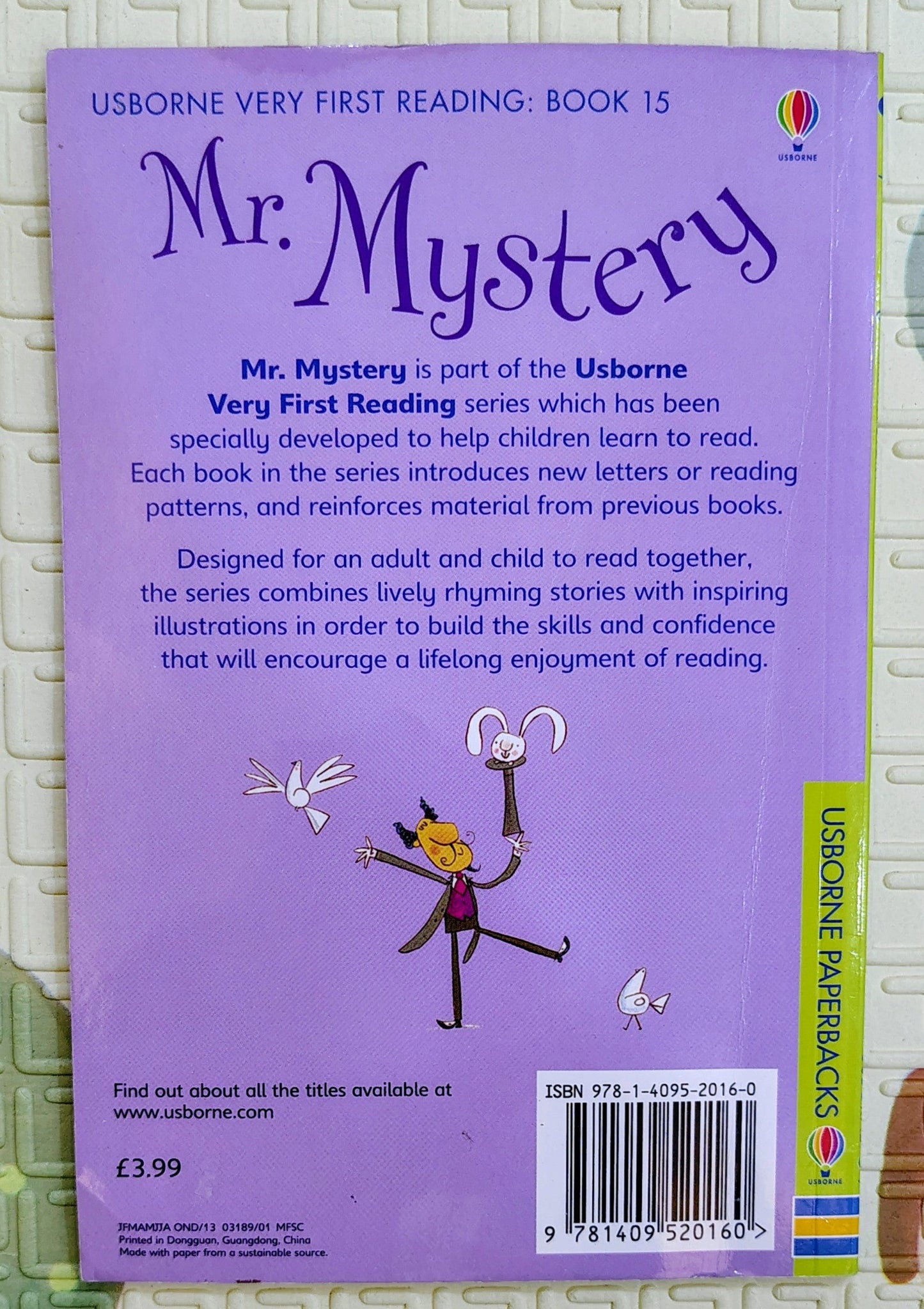 Mr. Mystery by Mairi Mackinnon | Usborne | First Reading