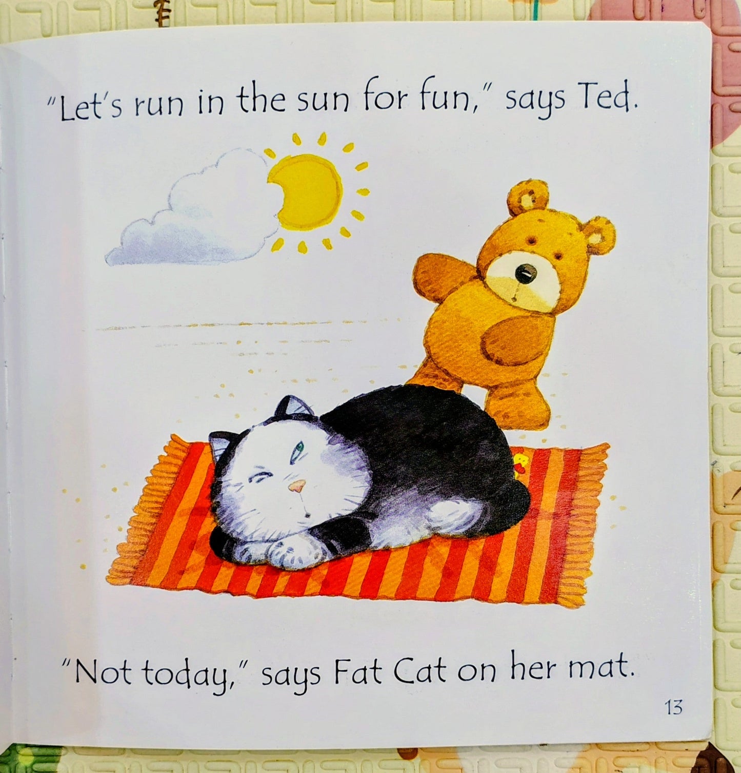 Fat Cat on a Mat by Phil Roxbee Cox & Stephen Cartwright | Usborne Phonics Readers
