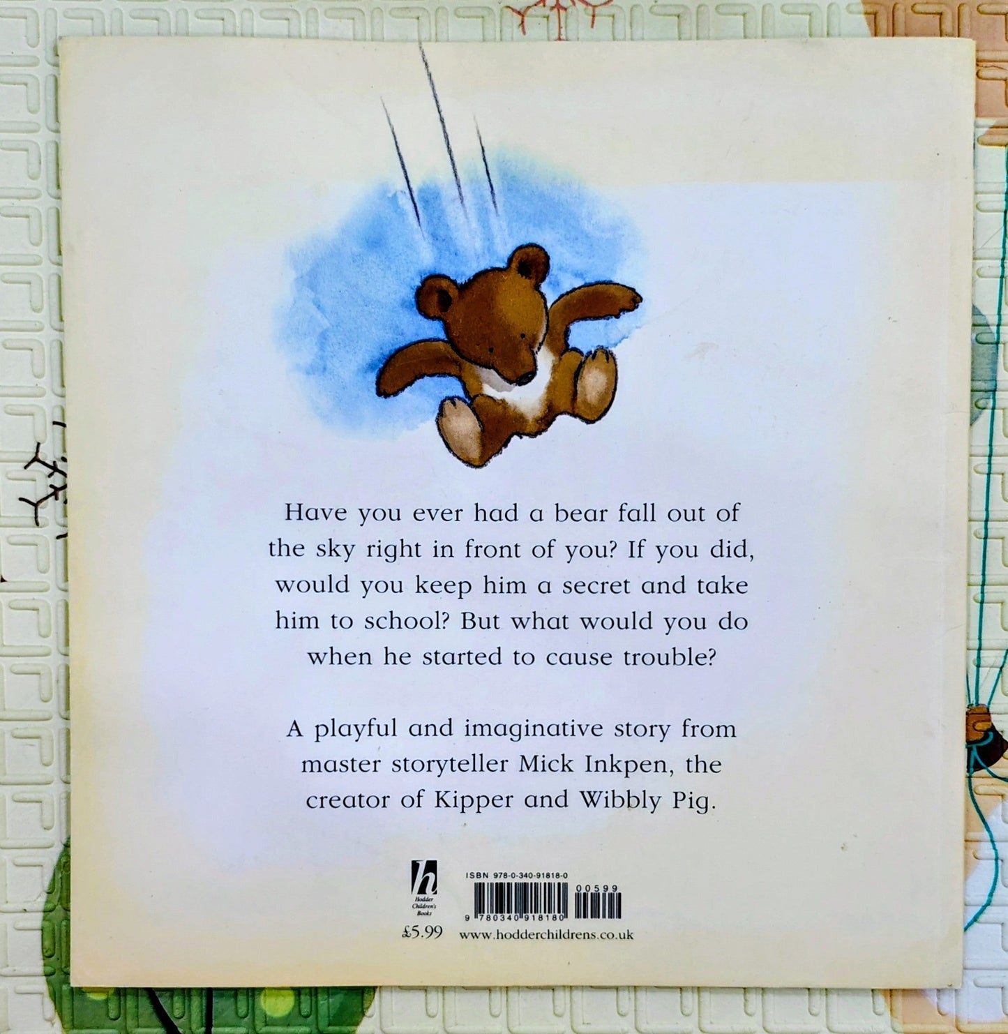 Bear by Mick Inkpen | Hodder Children's Books