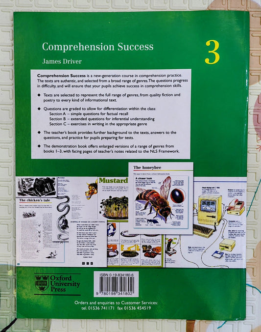 Comprehension Success by James Driver | Oxford Grade 3