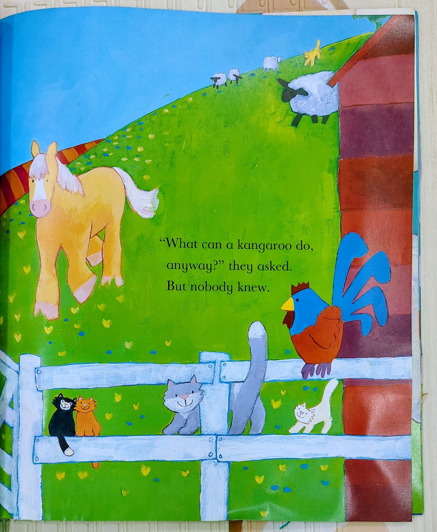 Baa! Moo! What Will We Do? by A H Benjamin and Jane Chapman | Little Tiger