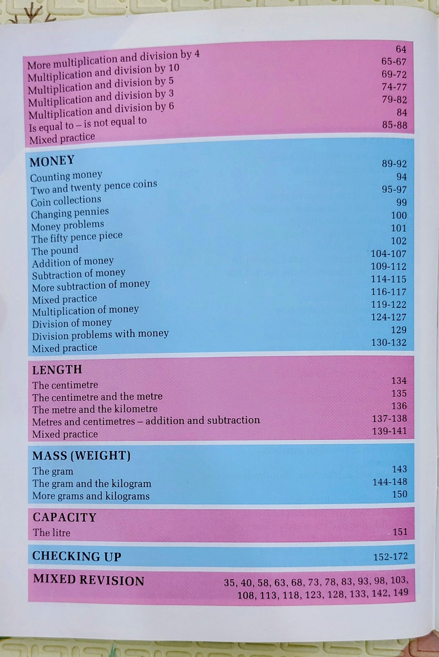 Six a day by A.L. Griffiths | Oliver & Boyd | Maths Activity book