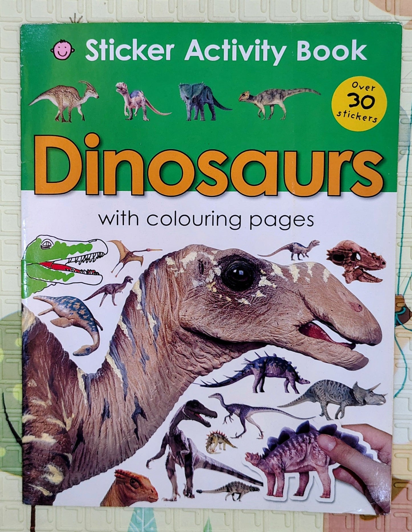 Dinosaurs Sticker Activity Book with Colouring Pages