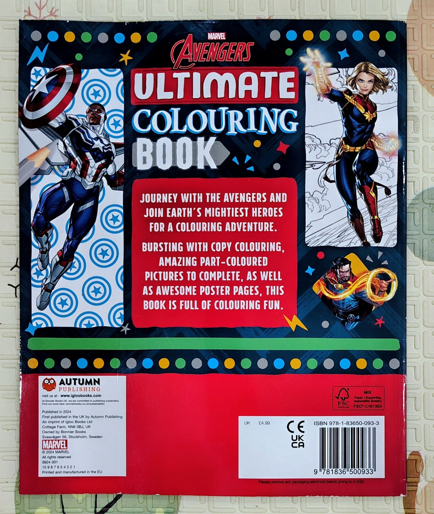 Marvel Avengers: The Ultimate Colouring Book |