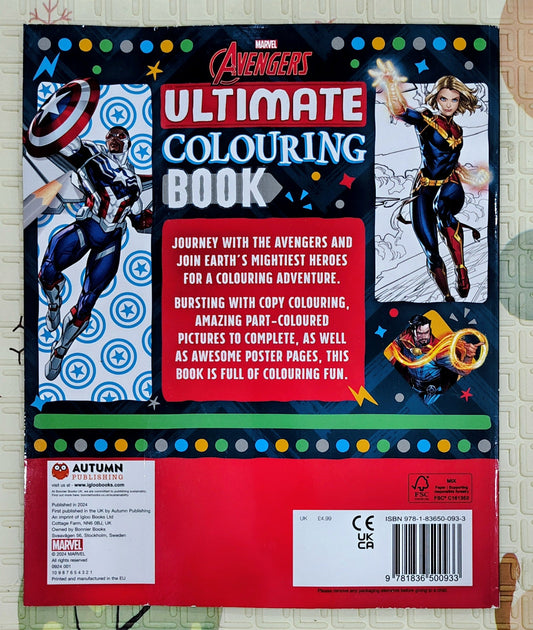 Marvel Avengers: The Ultimate Colouring Book |