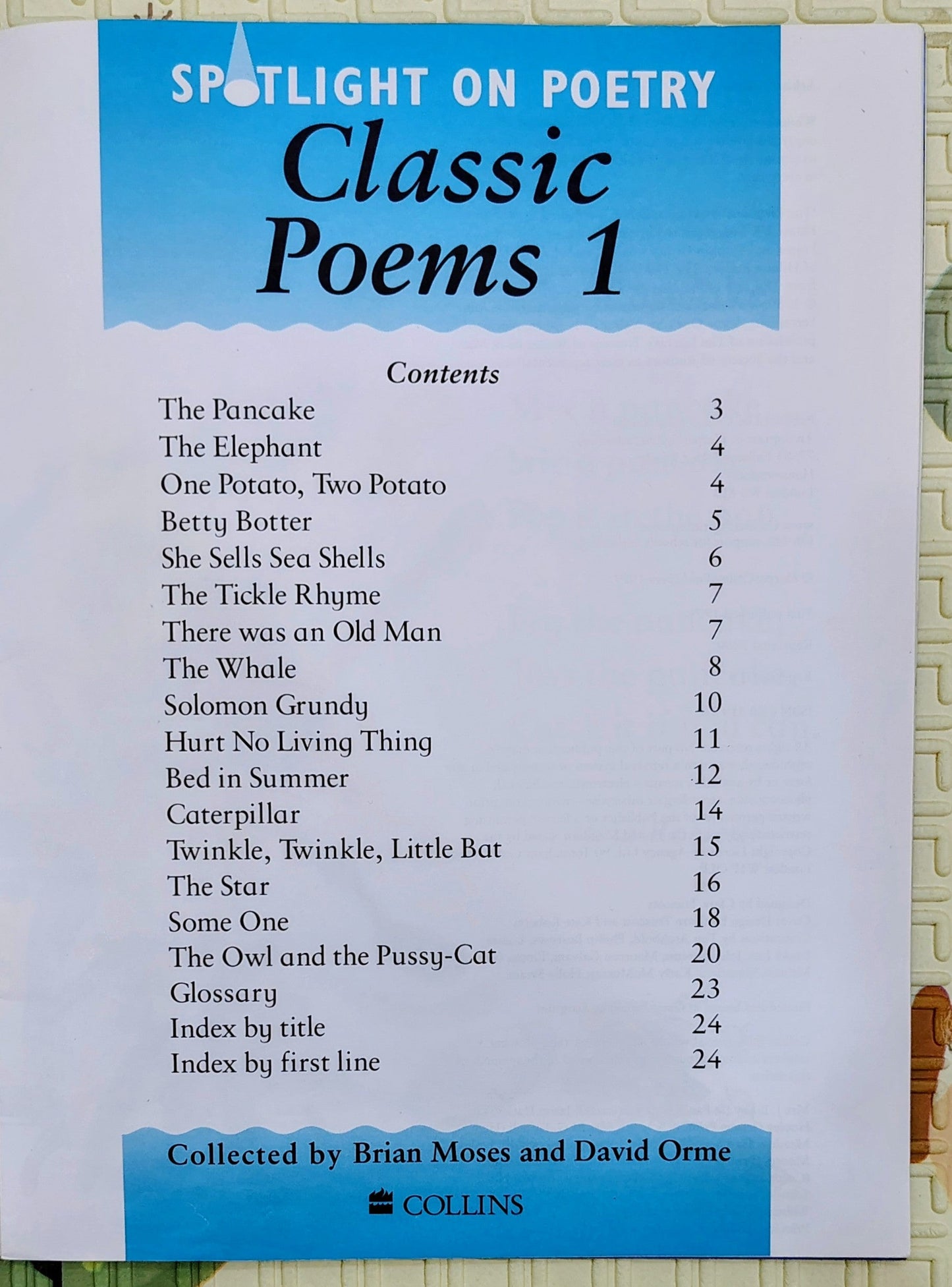 Classic Poems 1 by Brian Moses and David Orme | Collins