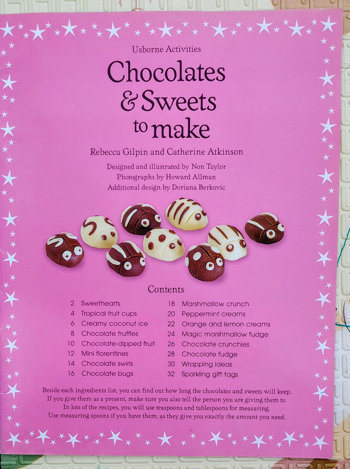 Chocolates & Sweets to make by Usborne | Cookbook