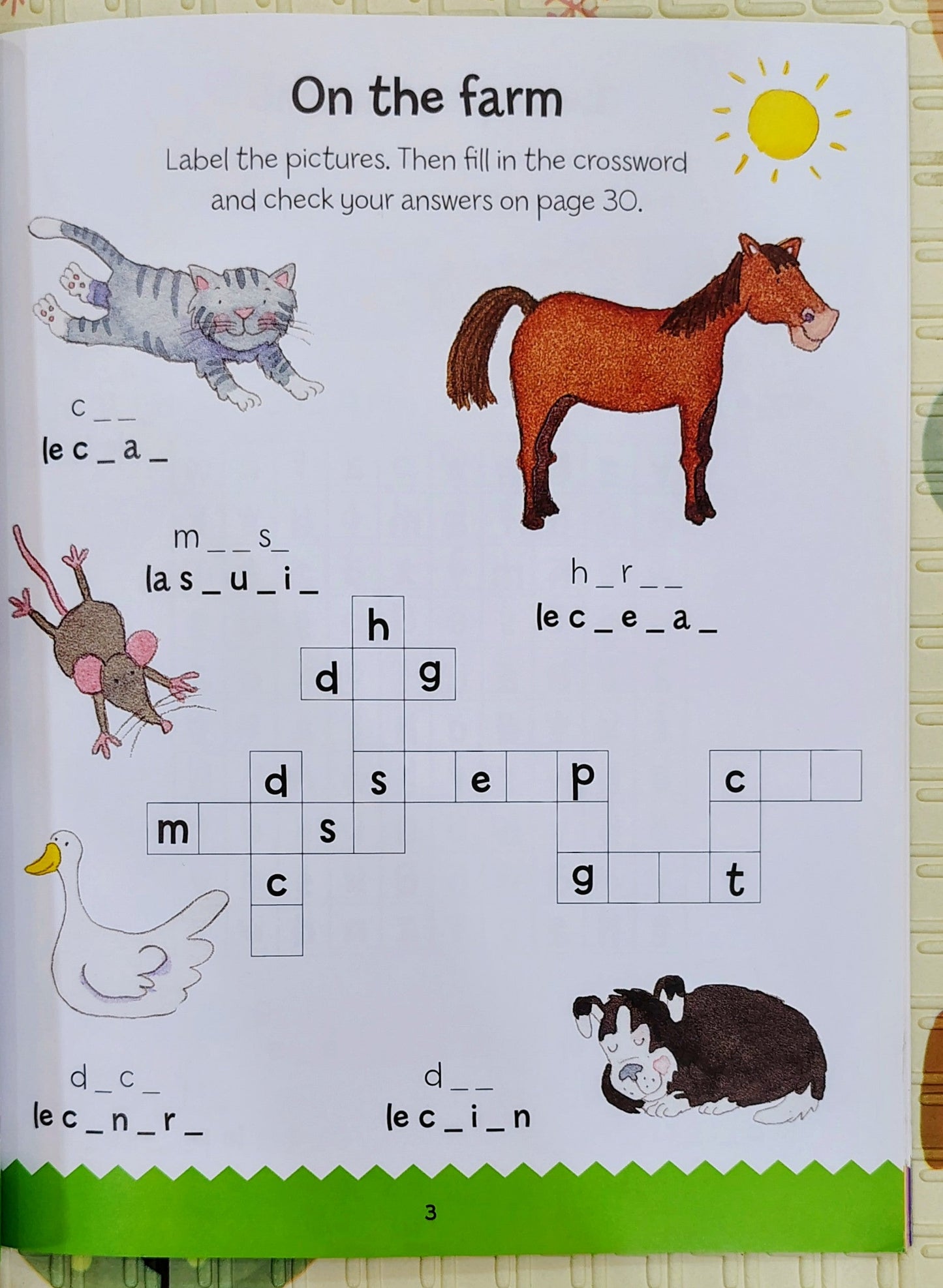 French-English Word Puzzle Book | 14 fun French and English game
