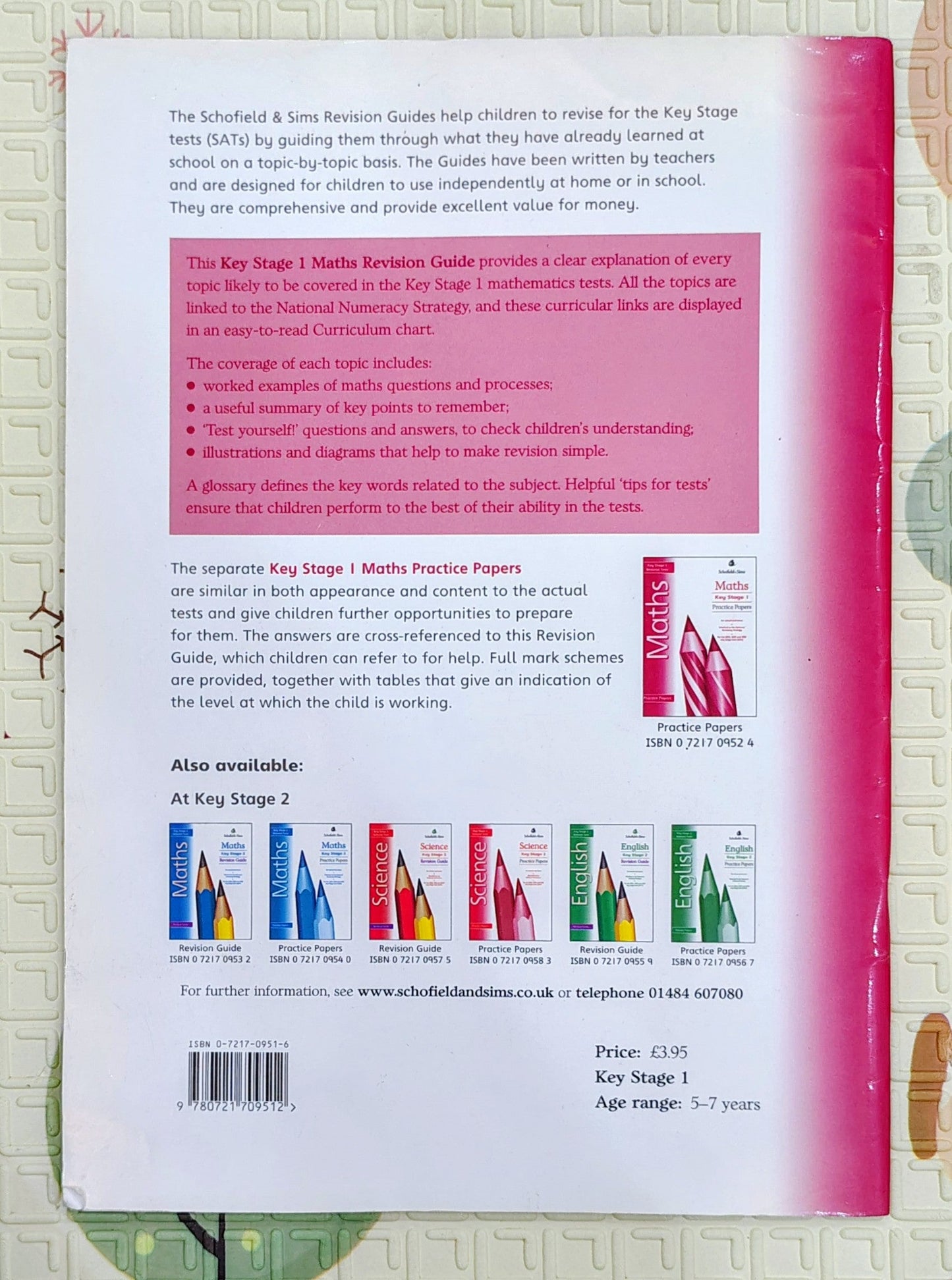 Maths Key Stage 1 Revision Guide by Schofield & Sims