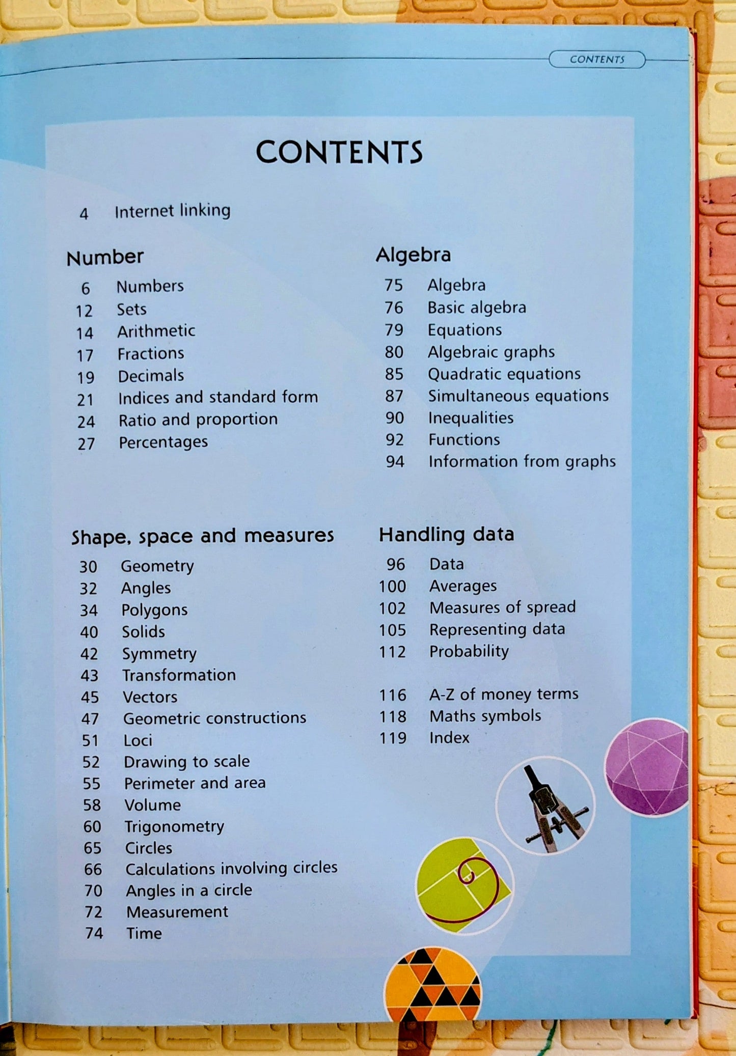 The Usborne Illustrated Dictionary of Maths by Usborne