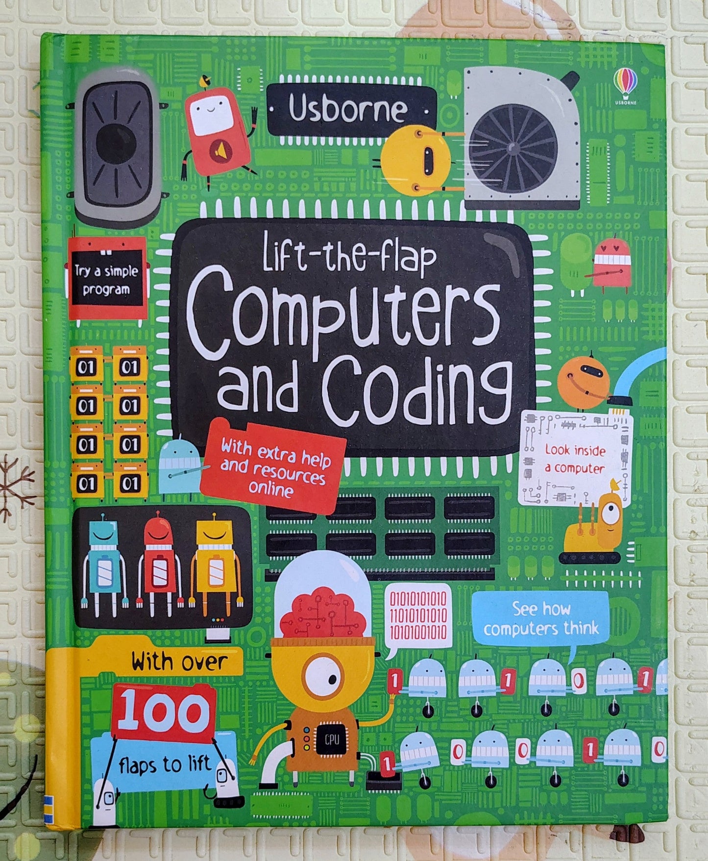 Lift-the-flap Computers and Coding by Usborne | Over 100 Flaps to Lift