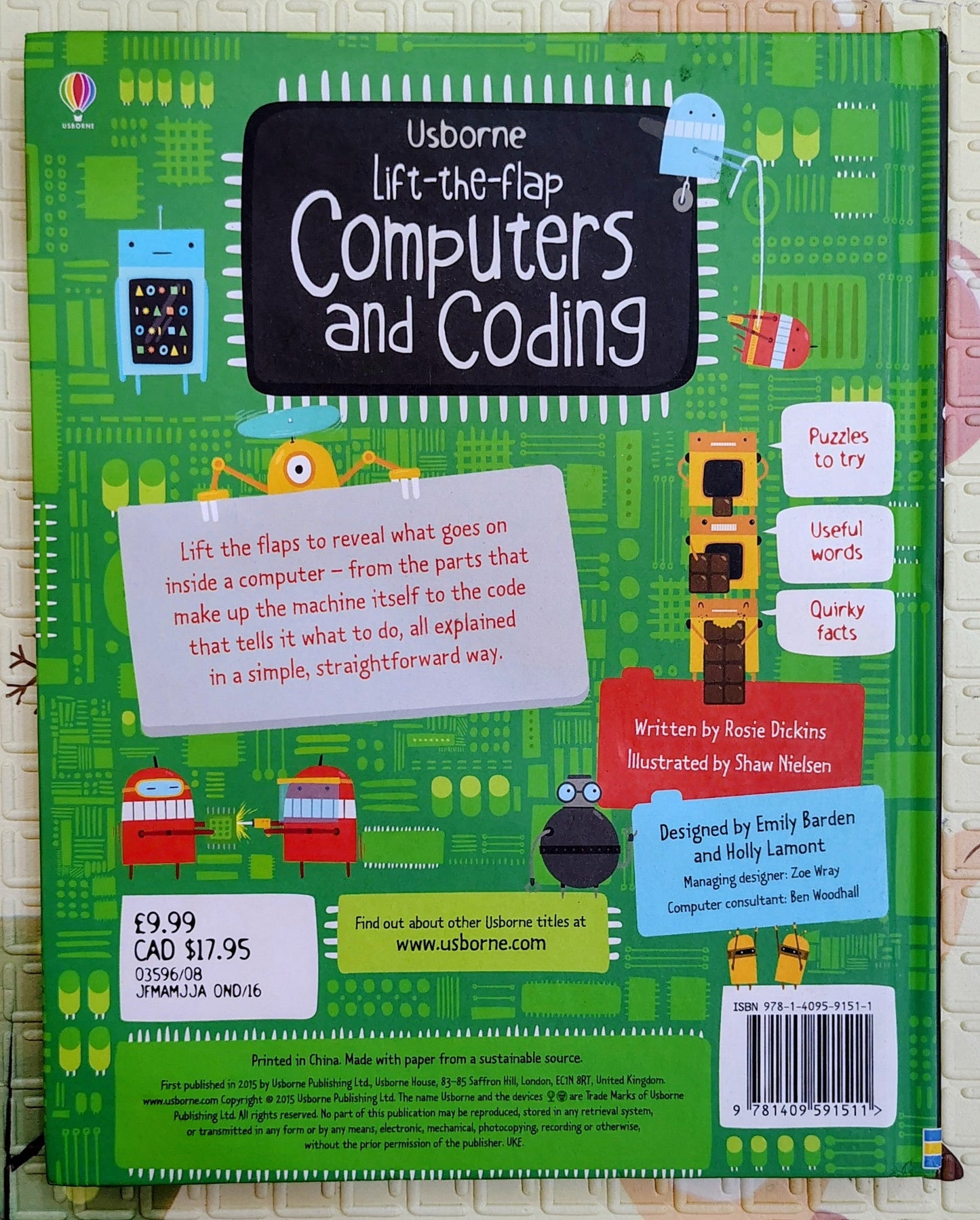 Lift-the-flap Computers and Coding by Usborne | Over 100 Flaps to Lift