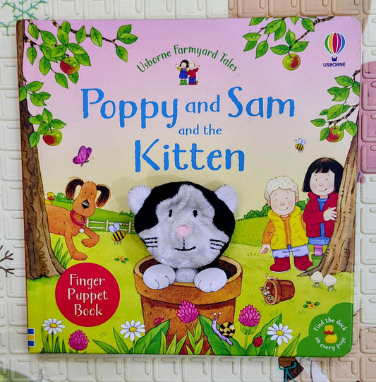 Poppy and Sam and the Kitten by Usborne | Finger Puppet Book