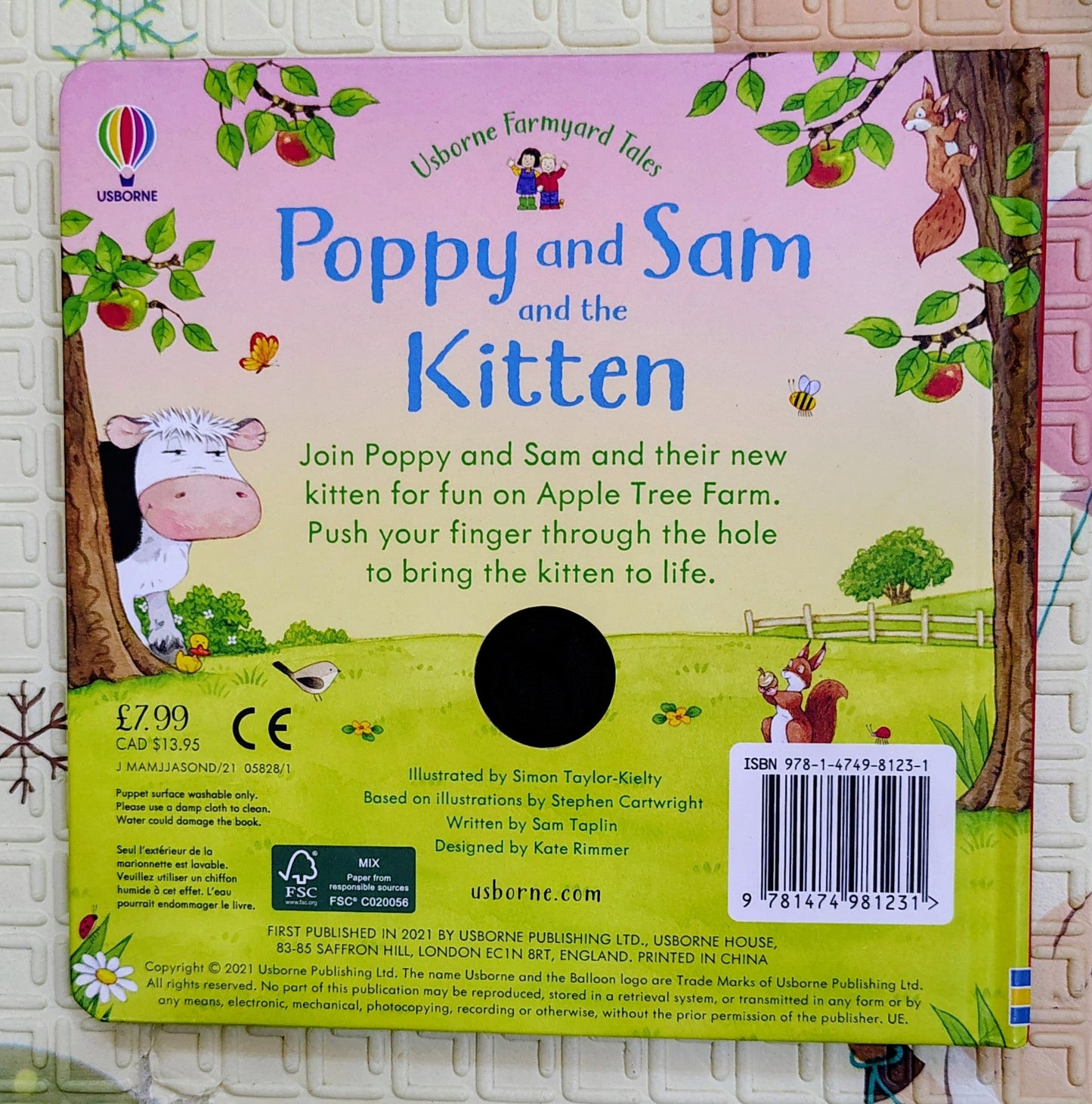 Poppy and Sam and the Kitten by Usborne | Finger Puppet Book