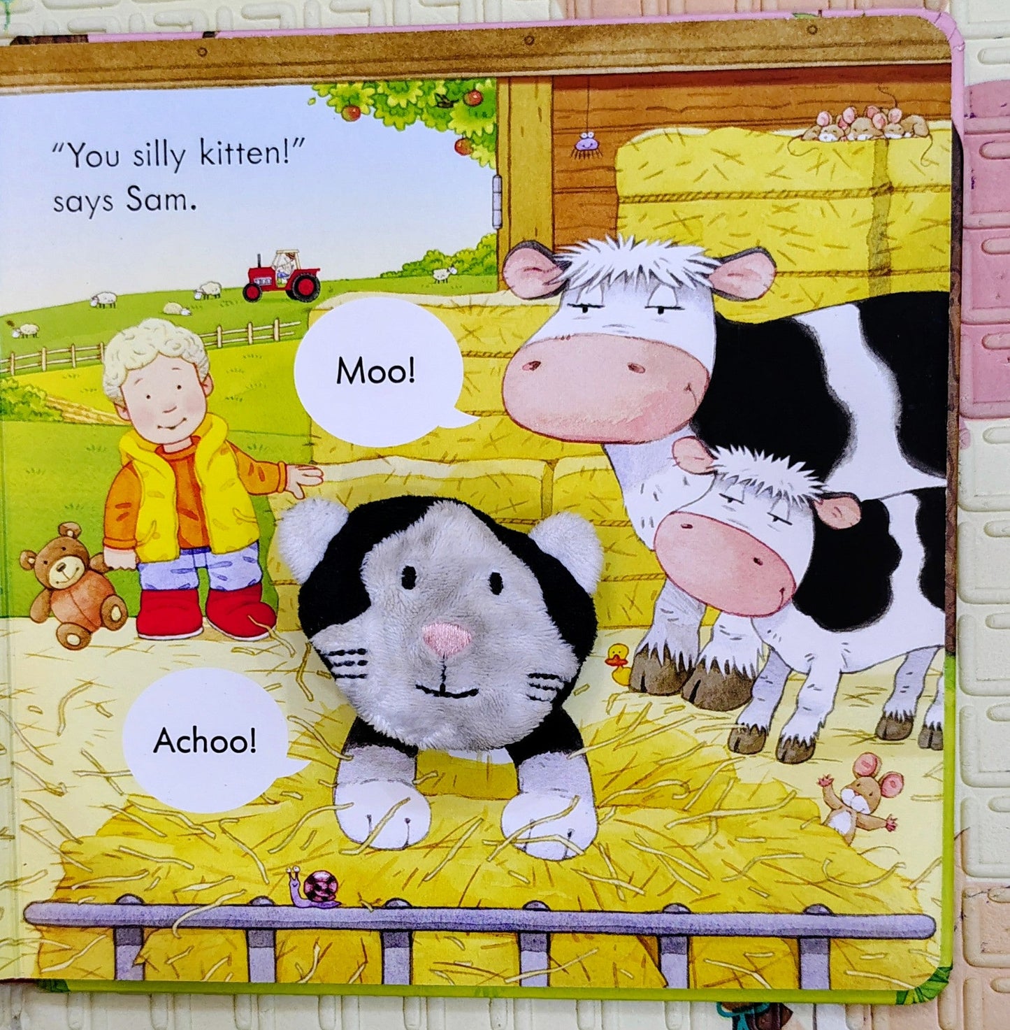 Poppy and Sam and the Kitten by Usborne | Finger Puppet Book