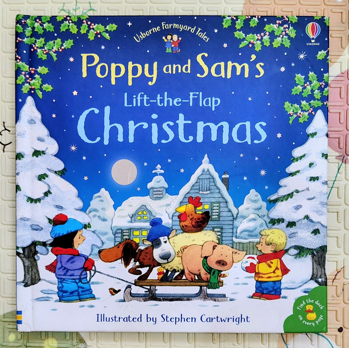 Poppy and Sam's Lift-the-Flap Christmas by Sam Taplin | Usborne