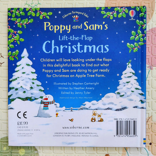 Poppy and Sam's Lift-the-Flap Christmas by Sam Taplin | Usborne