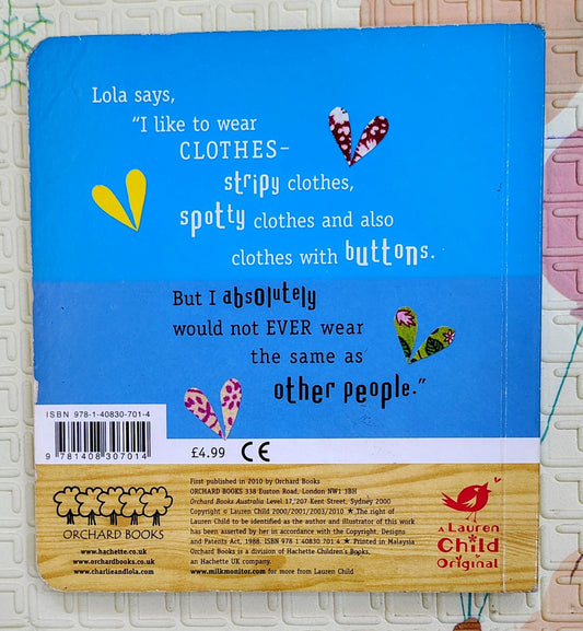 Charlie and Lola's Clothes by Lauren Child | Orchard Books