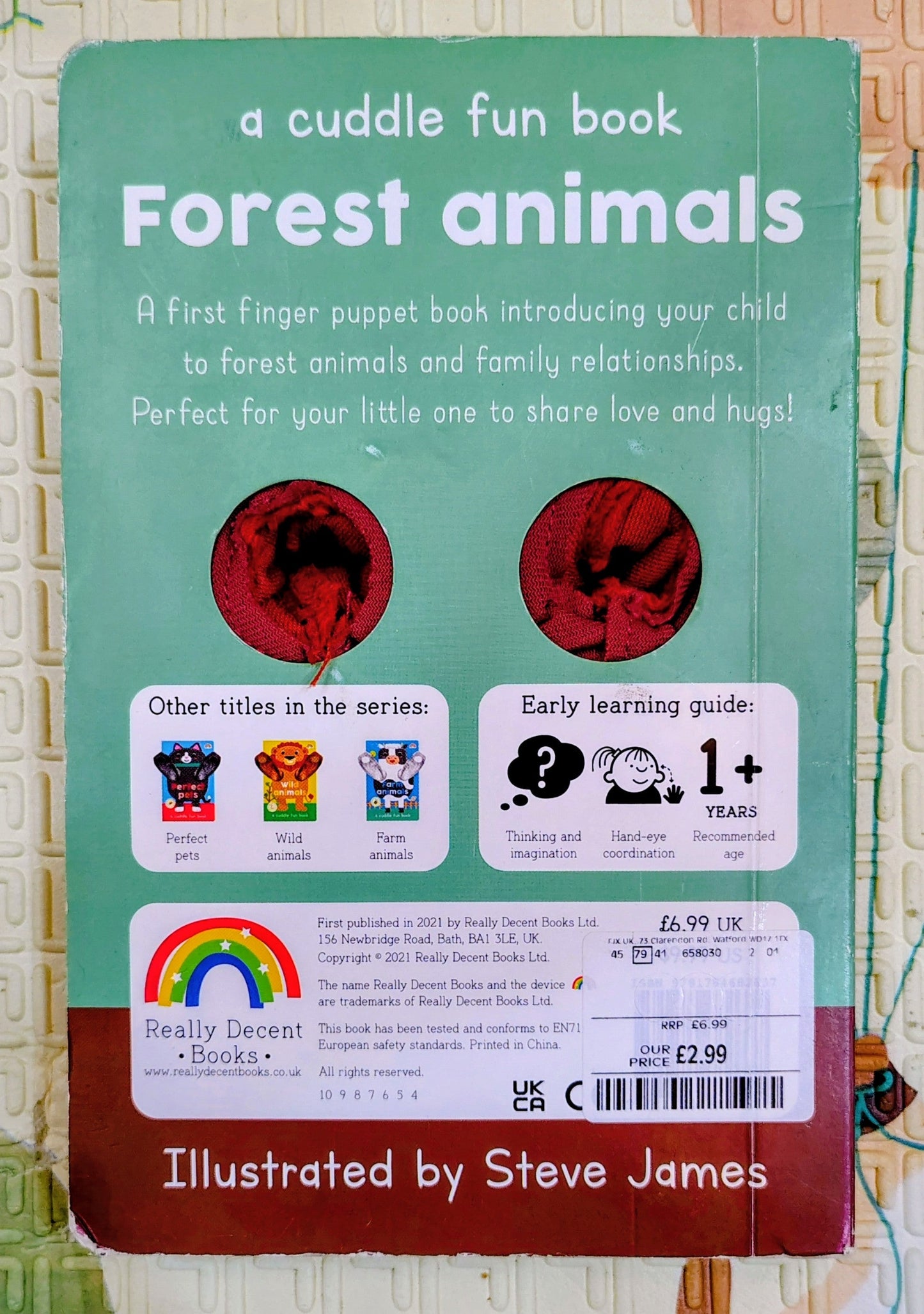 Forest Animals | A fun Cuddle Puppet book
