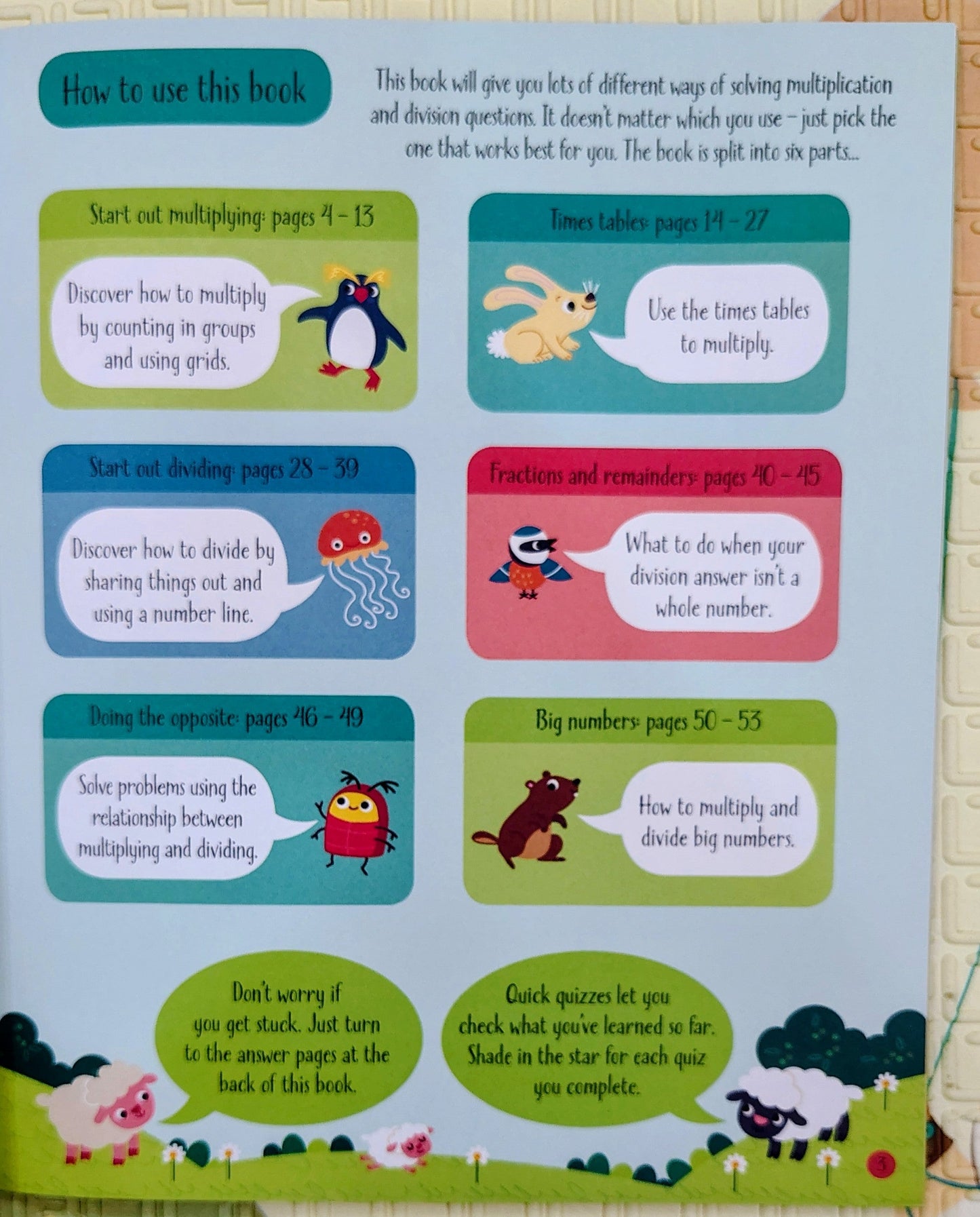 Multiplying and Dividing Activity Book by Usborne | Lots of puzzles Inside