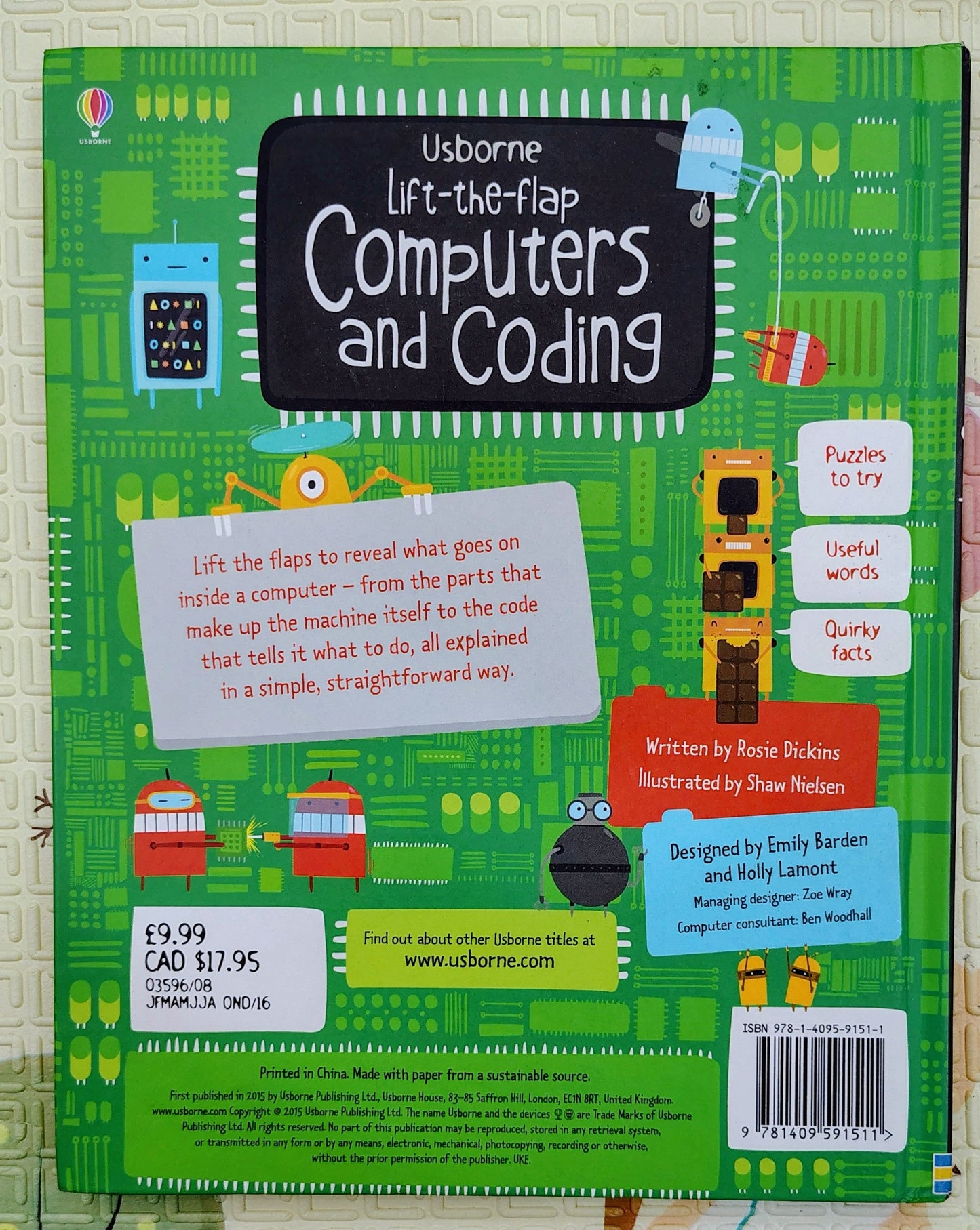 Lift-the-flap Computers and Coding by Usborne | Over 100 Flaps to Lift