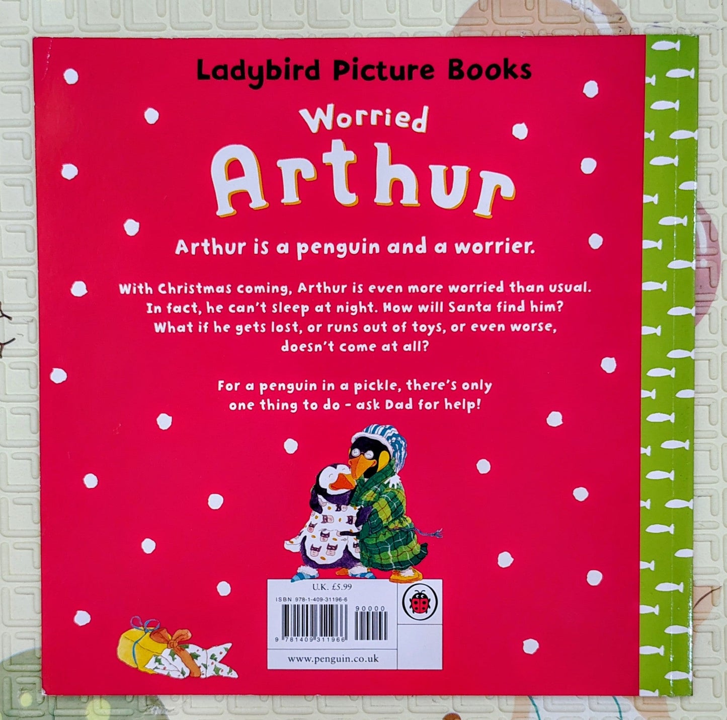 Worried Arthur: Countdown to Christmas by Joan Stimson and Jan Lewis | Ladybird