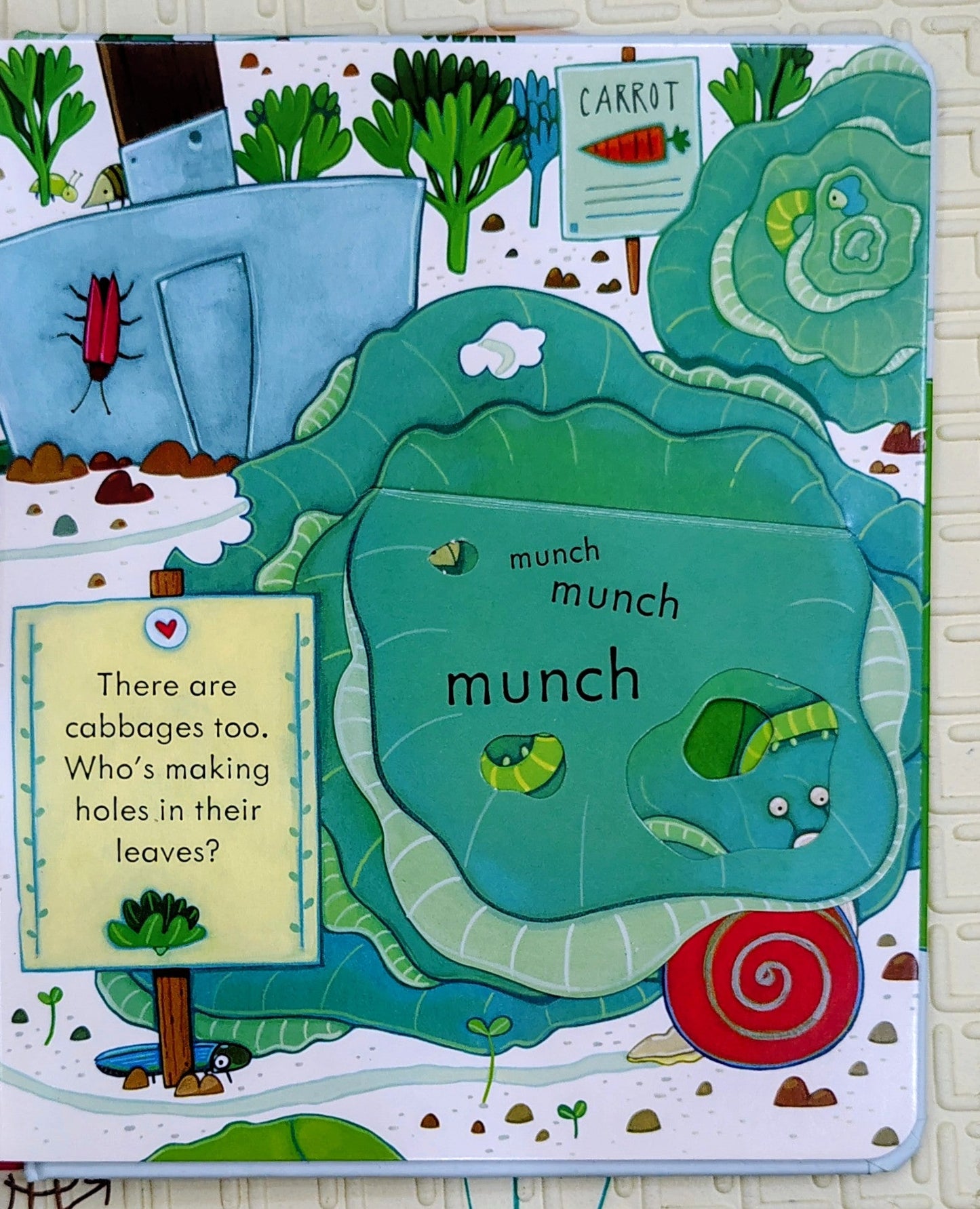 Peep Inside The Garden by Simona Dimitri | Usborne