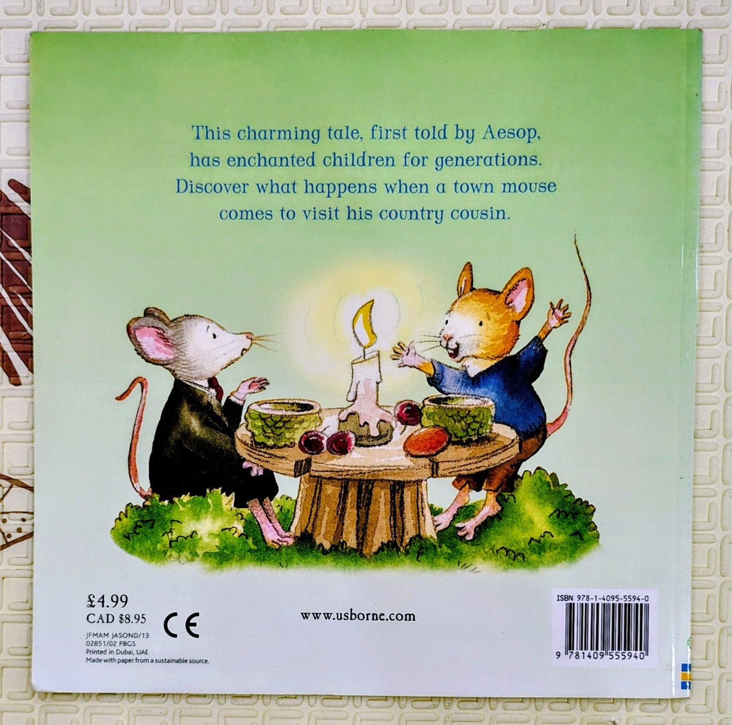 The Town Mouse and the Country Mouse by Jacqueline East | Usborne | Classic Stories