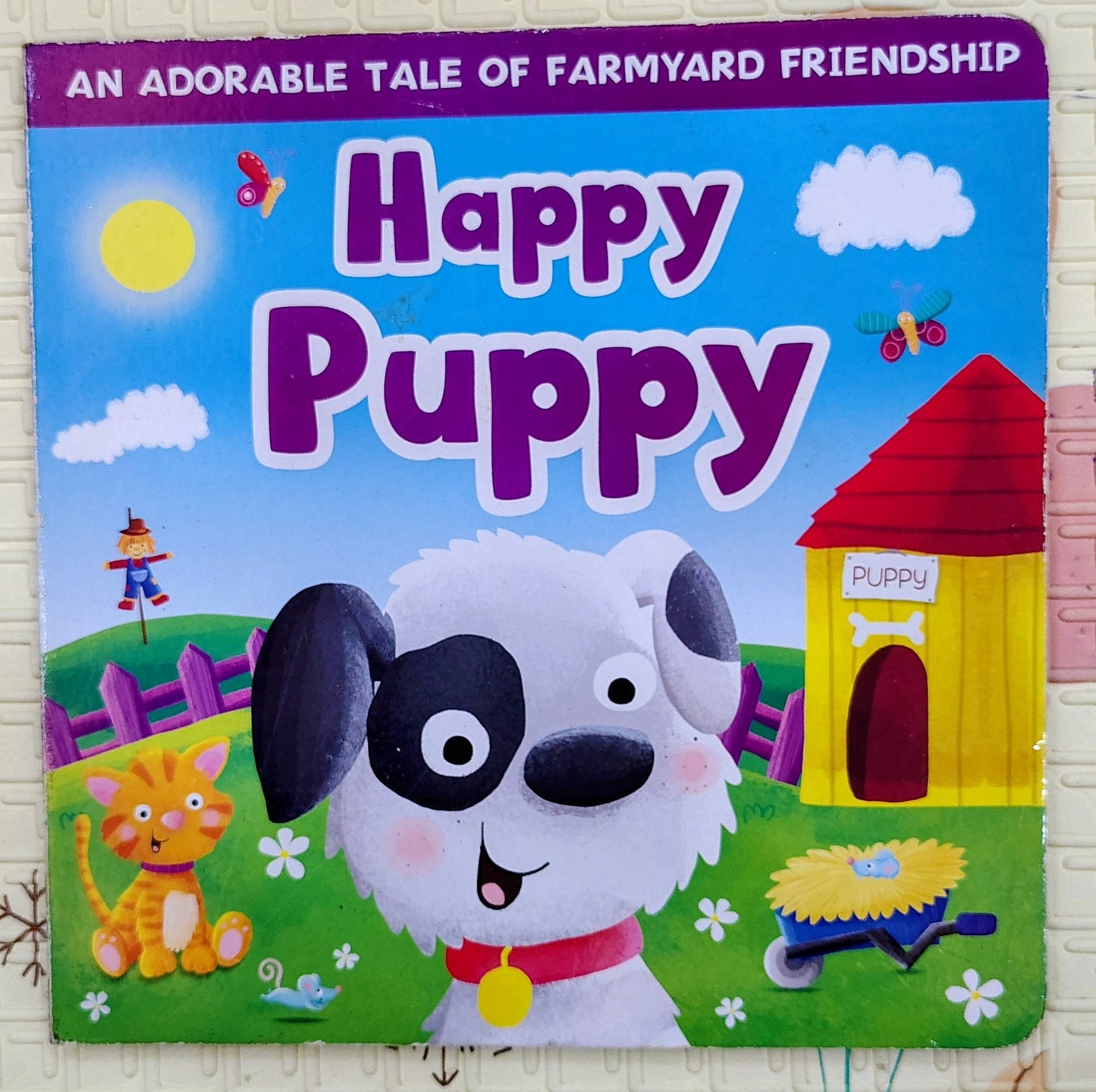 Happy Puppy | Tale of Farmyard Friendship| Stock and Rocket | Boardbook