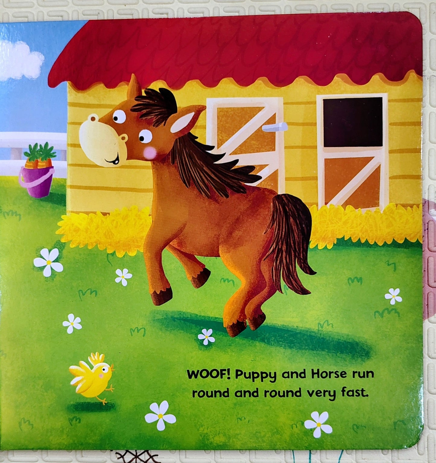 Happy Puppy | Tale of Farmyard Friendship| Stock and Rocket | Boardbook