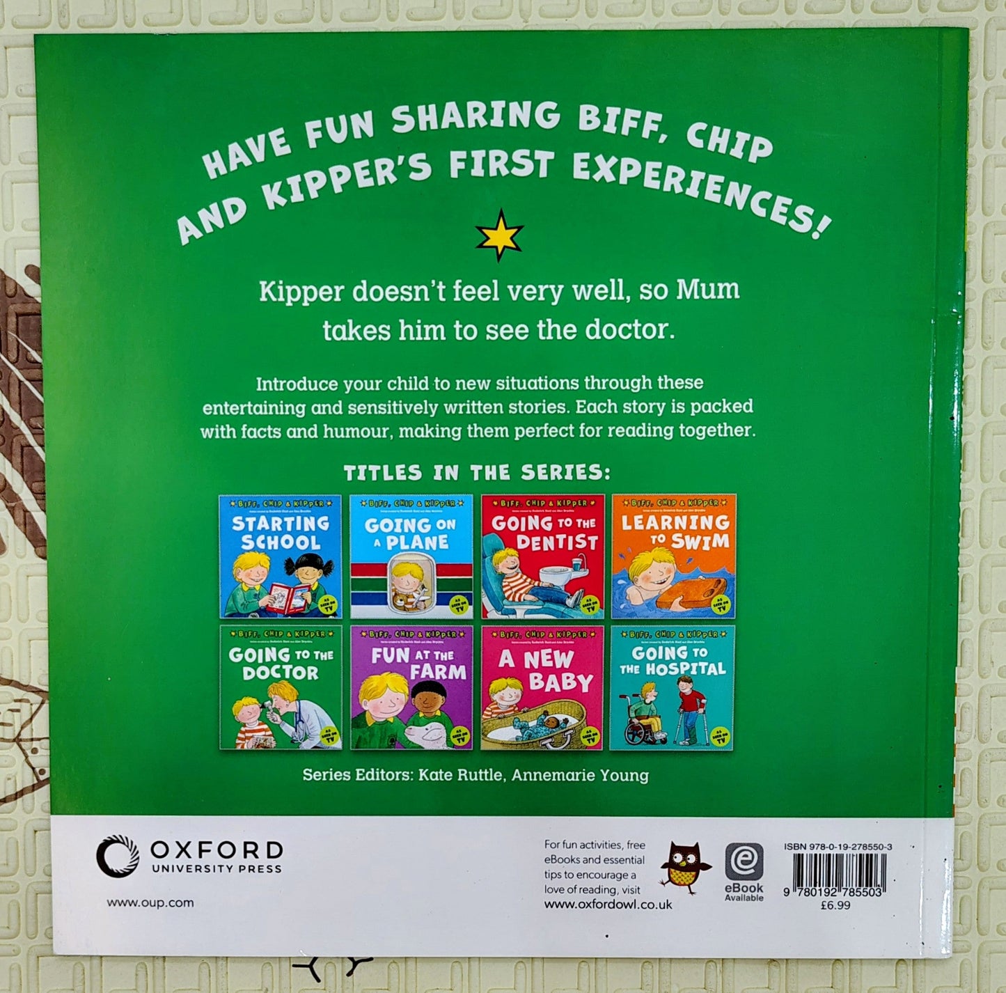 Biff, Chip & Kipper: Going to the Doctor by Roderick Hunt and Alex Brychta | Oxford Press