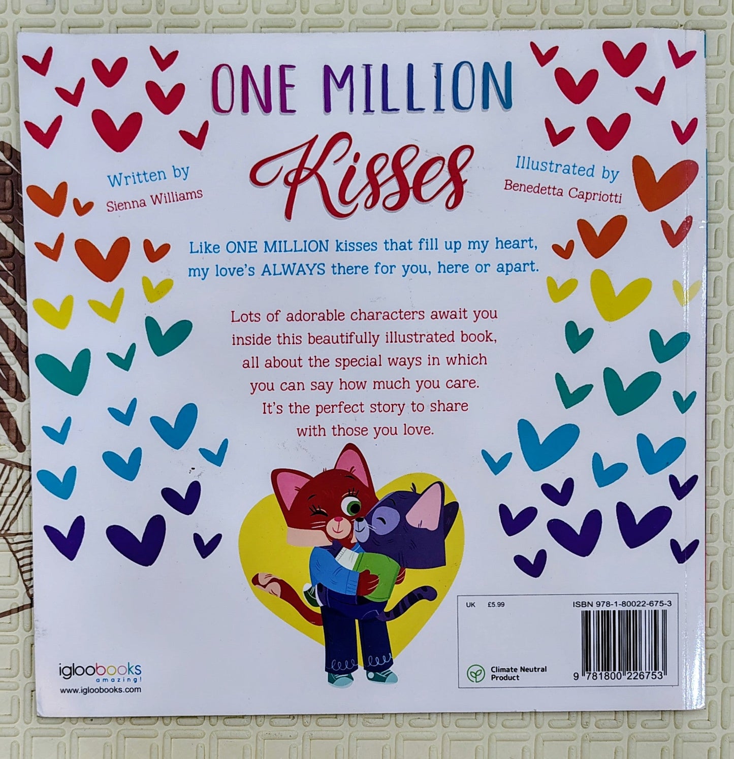 One Million Kisses by Sienna Williams | Igloobooks