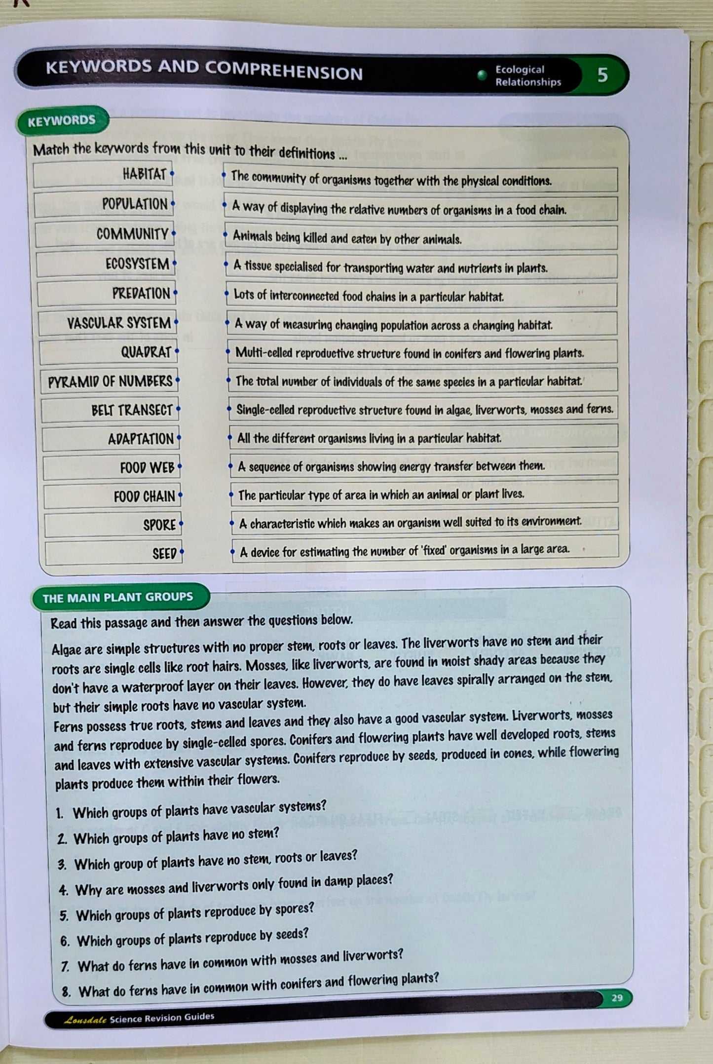 The Essentials of Science Year 8 Course Book by Katie Whelan | Lonsdale | Activity Book
